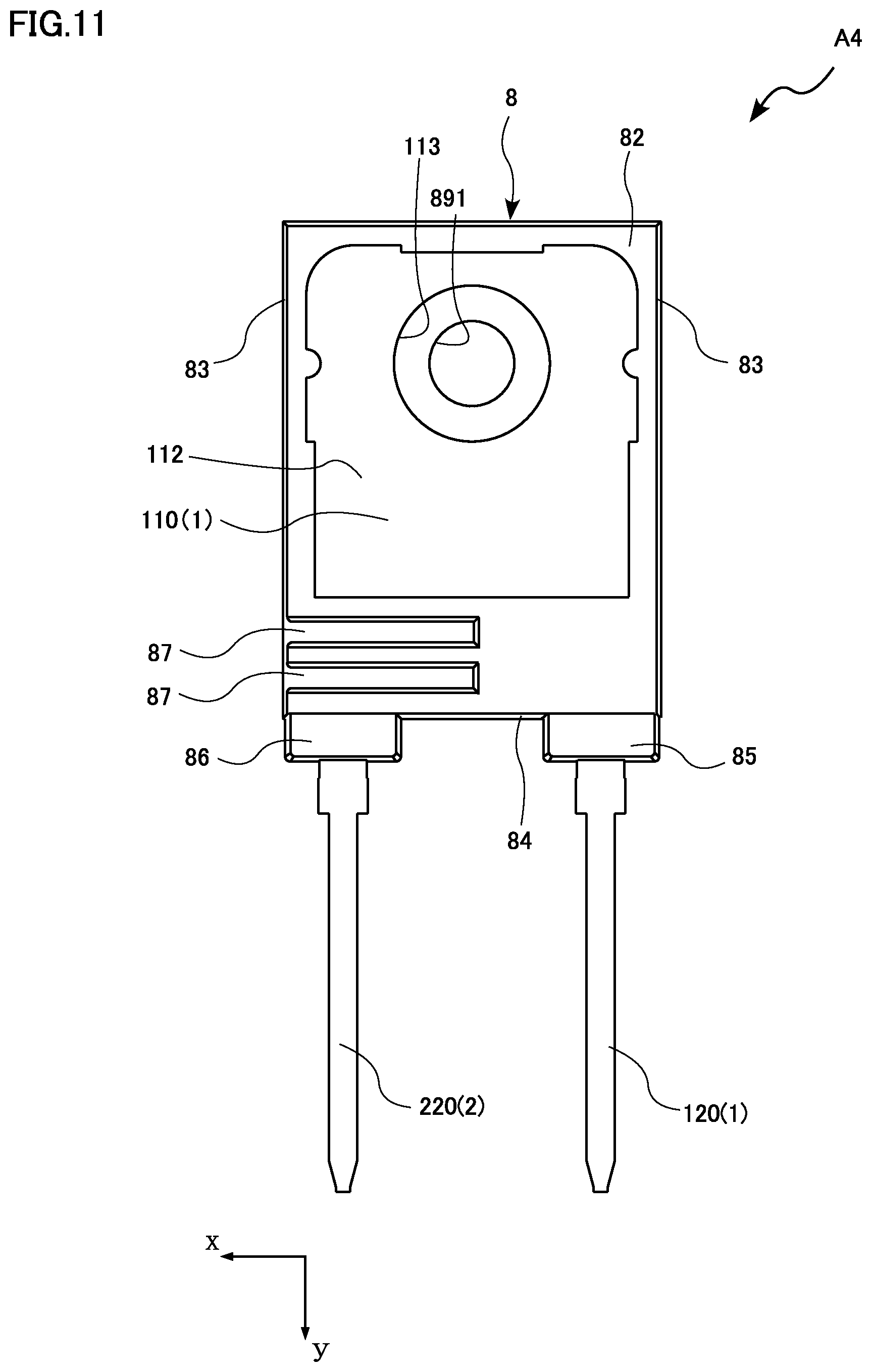 Patent US11854923 Figure 10 – Semiconductor device