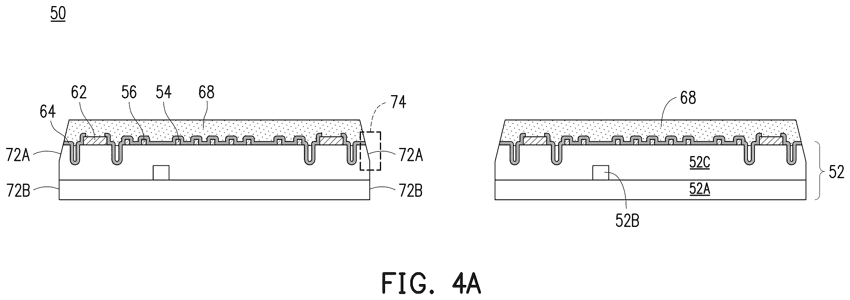 Patent US11854927 Figure 4 – Semiconductor package and method of forming same
