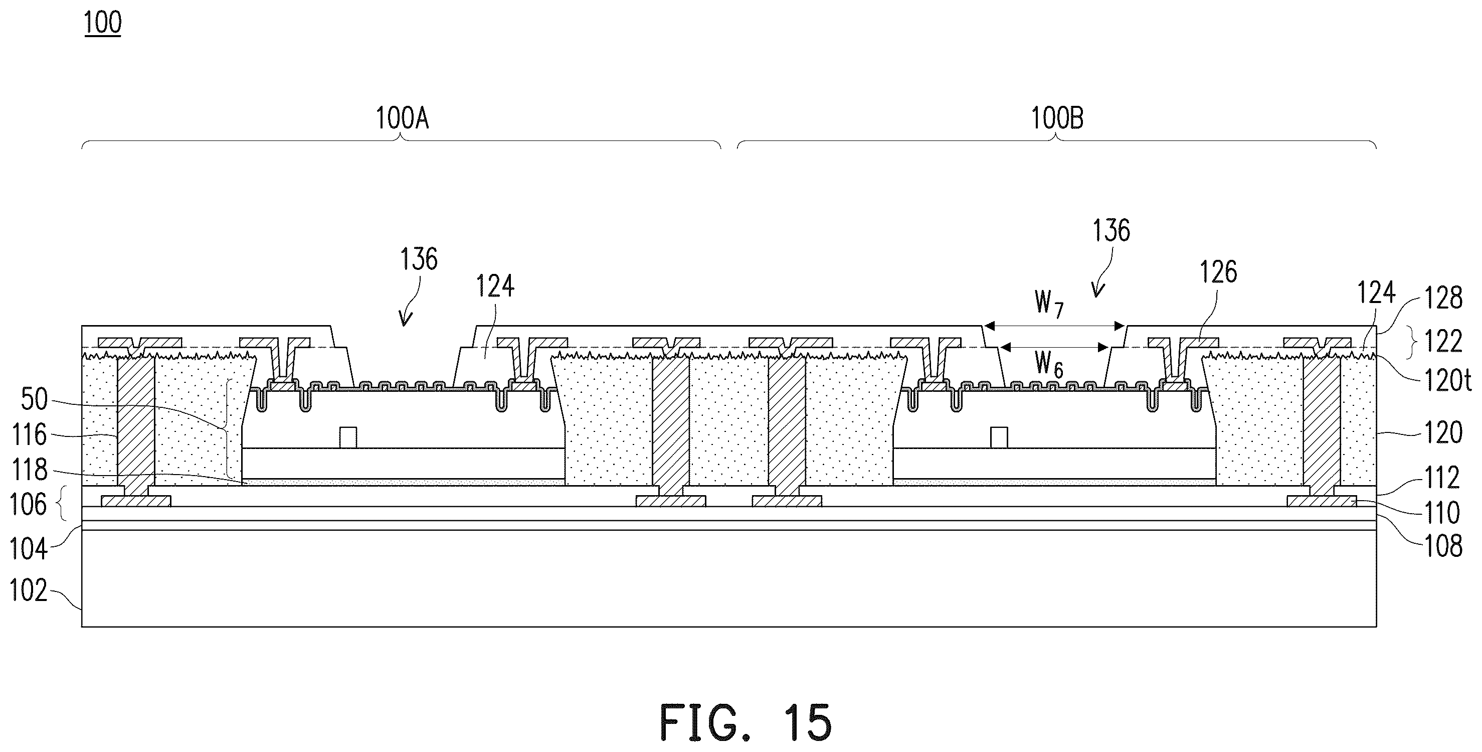 Patent US11854927 Figure 17 – Semiconductor package and method of forming same