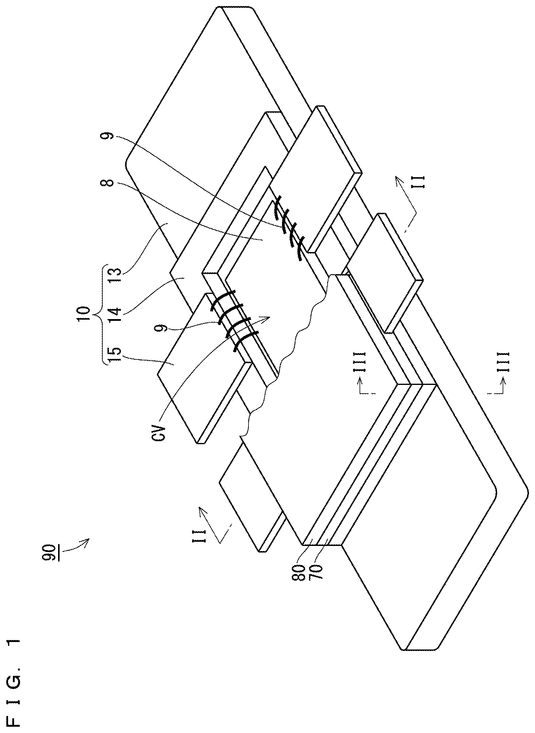 Patent US11854934 Figure 1 – Package with heat dissipating substrate