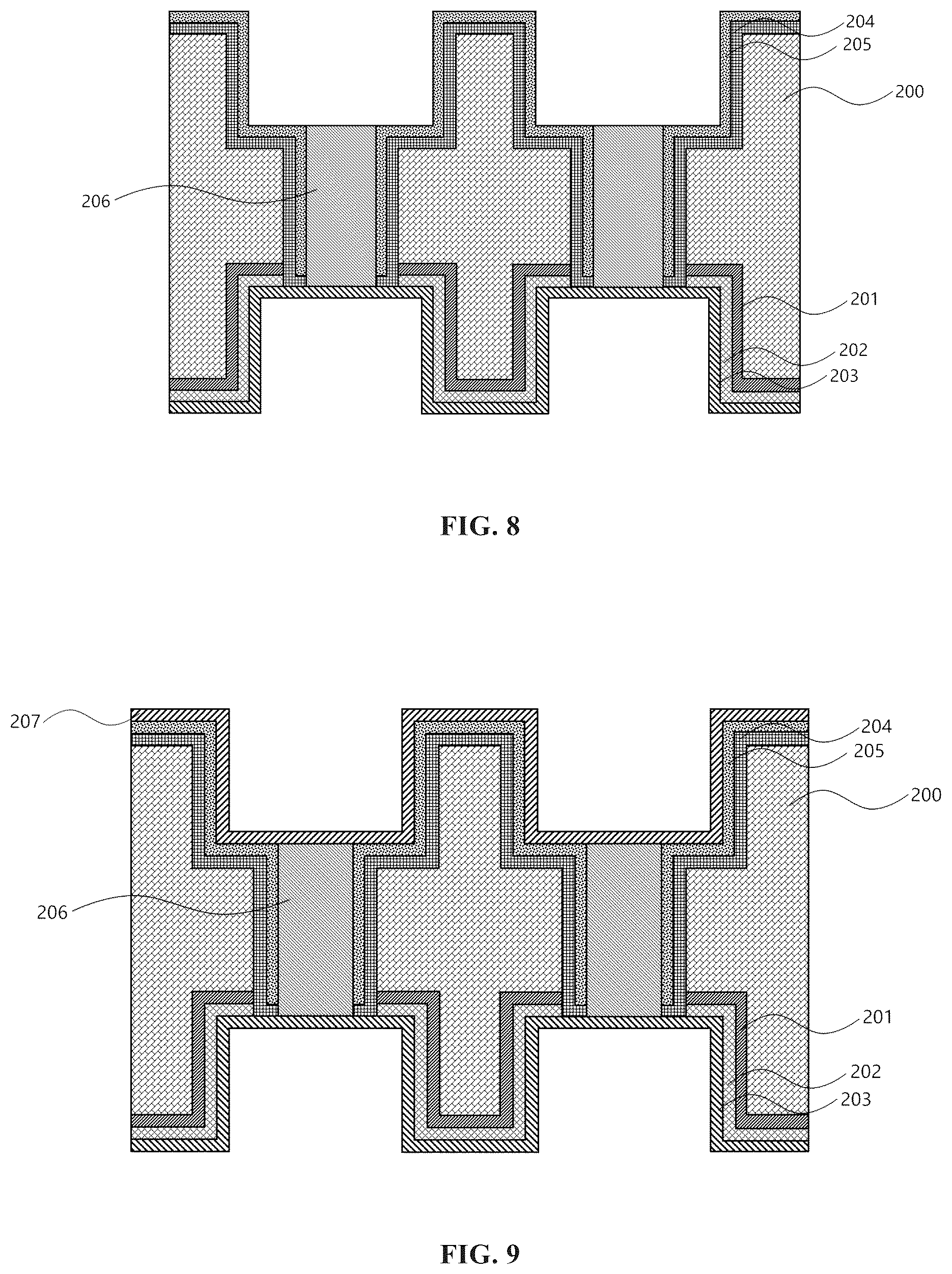 Patent US11854939 Figure 5 – Three-dimensional integrated system of dram chip and preparation method thereof