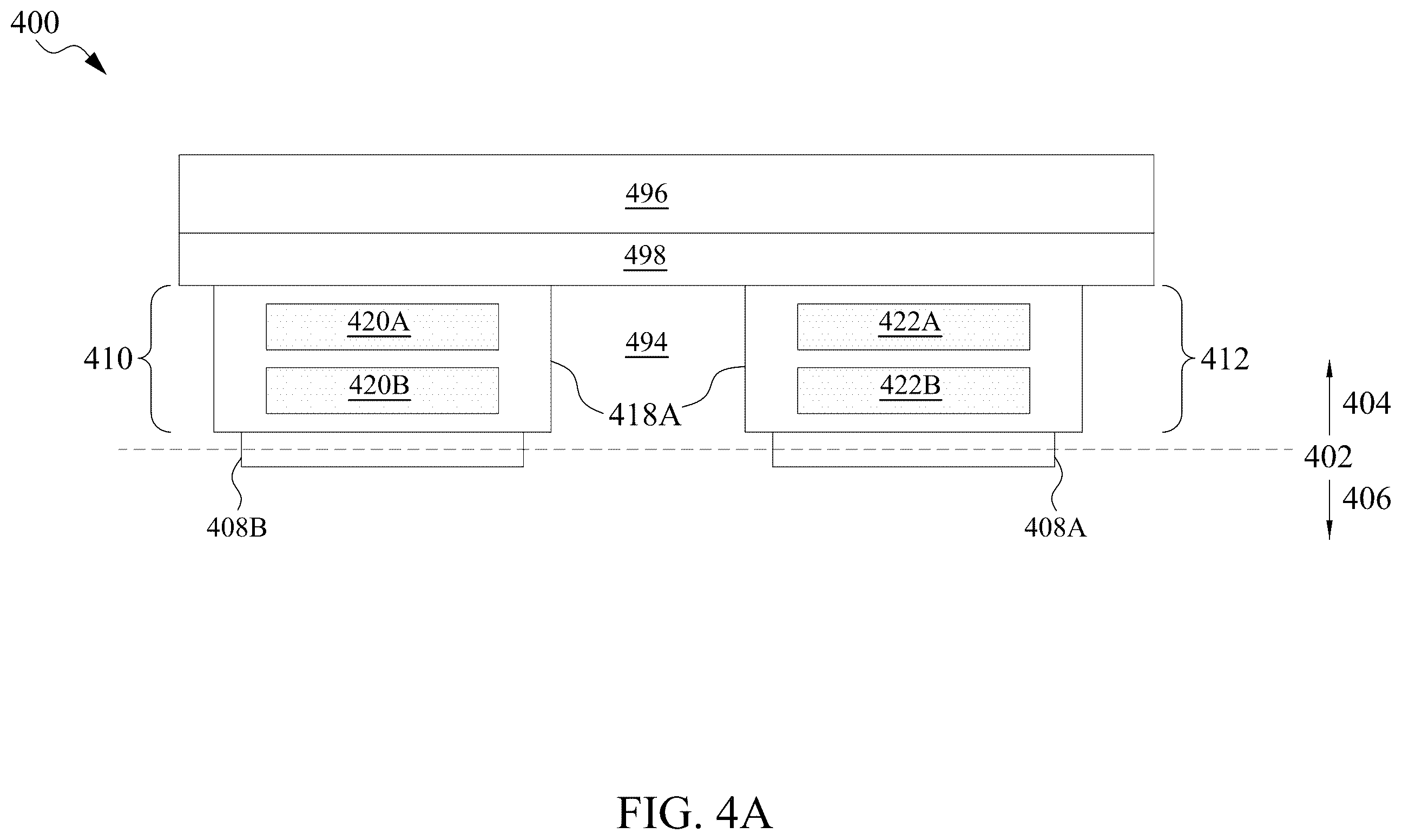 Patent US11854940 Figure 7 – Semiconductor device having self-aligned interconnect structure and method of making