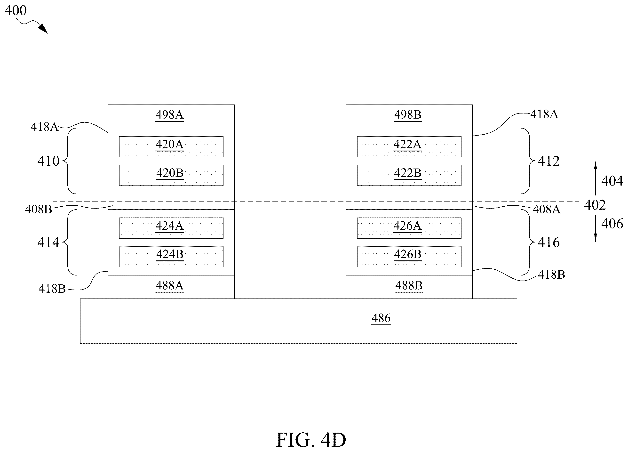 Patent US11854940 Figure 10 – Semiconductor device having self-aligned interconnect structure and method of making