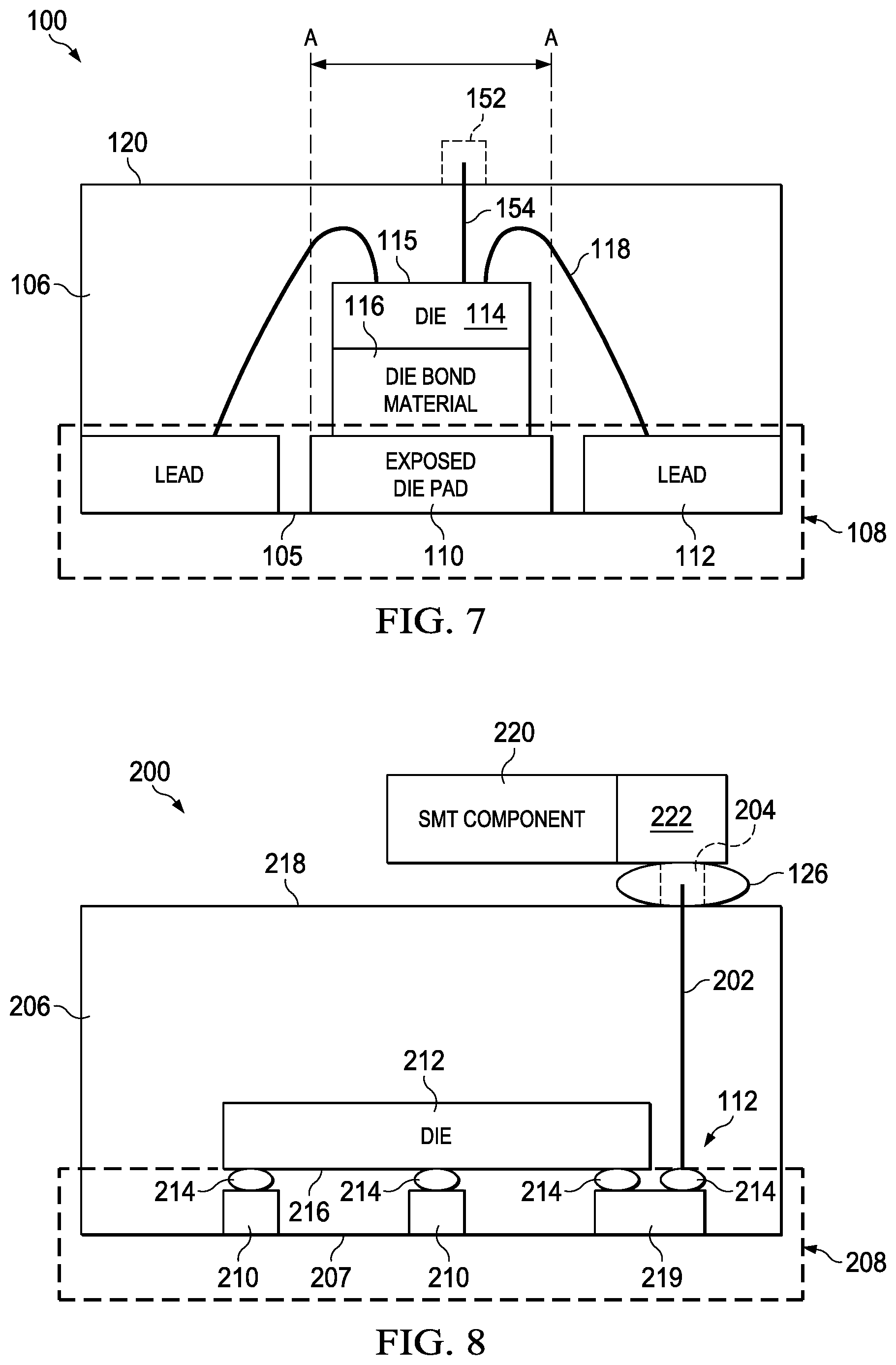 Patent US11854947 Figure 4 – Integrated circuit chip with a vertical connector