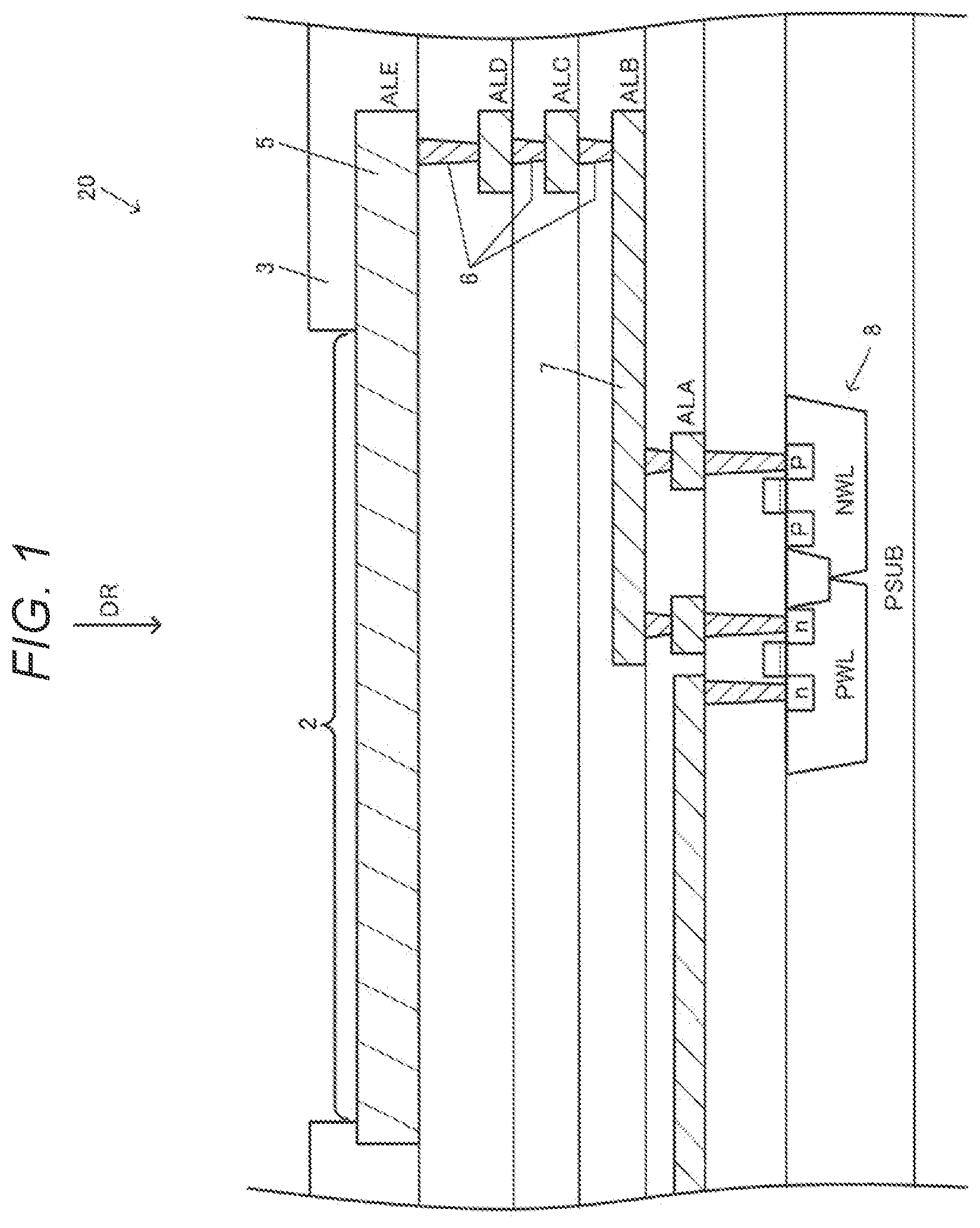 Patent US11854957 Figure 1 – Integrated circuit device, device, and manufacturing method