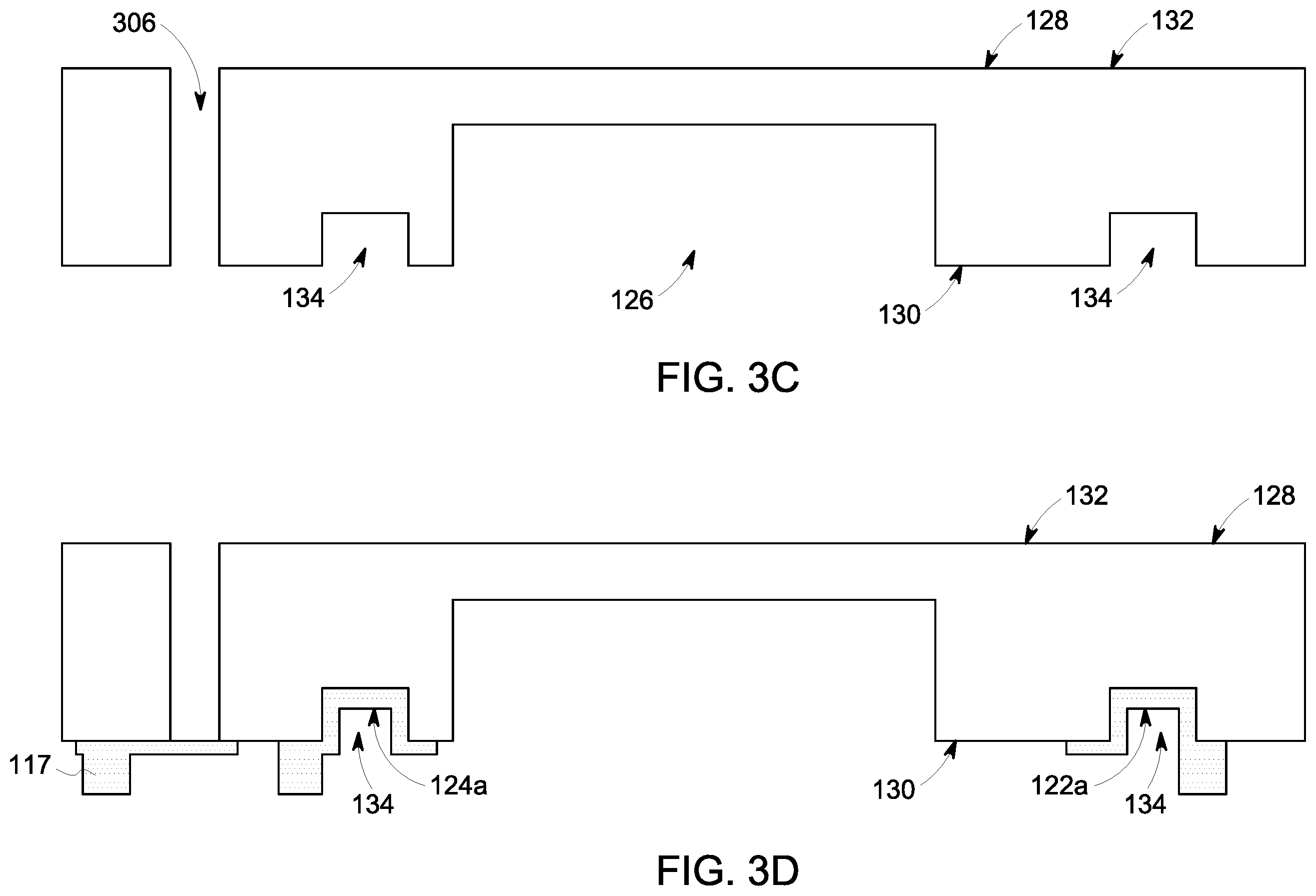 Patent US11854958 Figure 4 – Wafer level stacked structures having integrated passive features