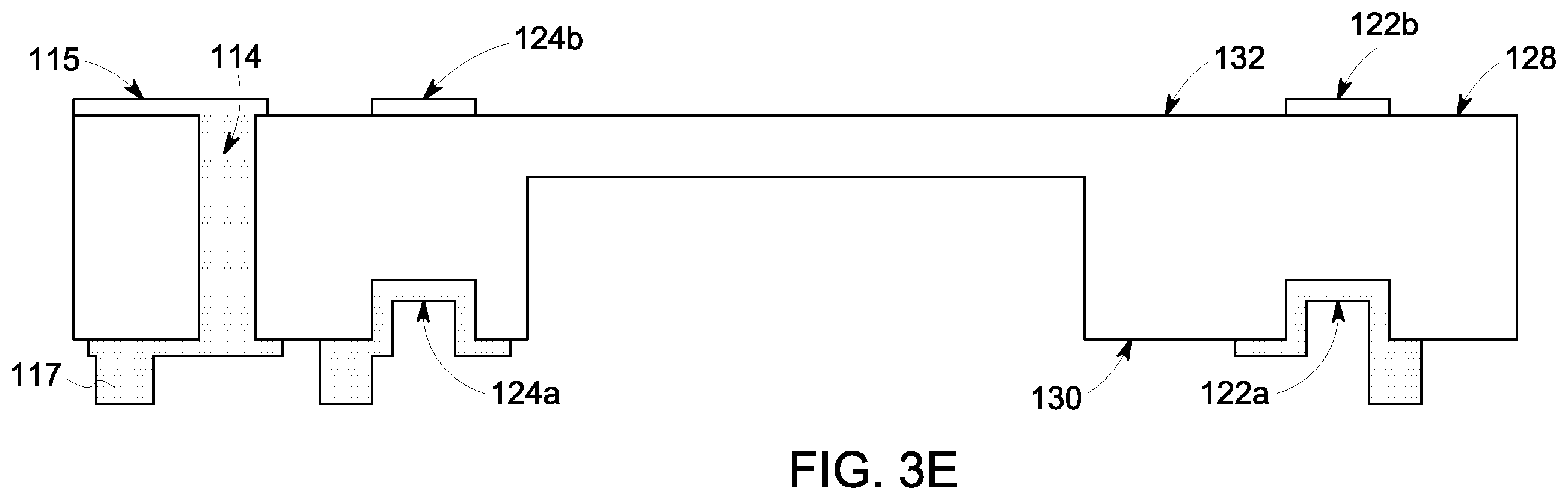 Patent US11854958 Figure 5 – Wafer level stacked structures having integrated passive features