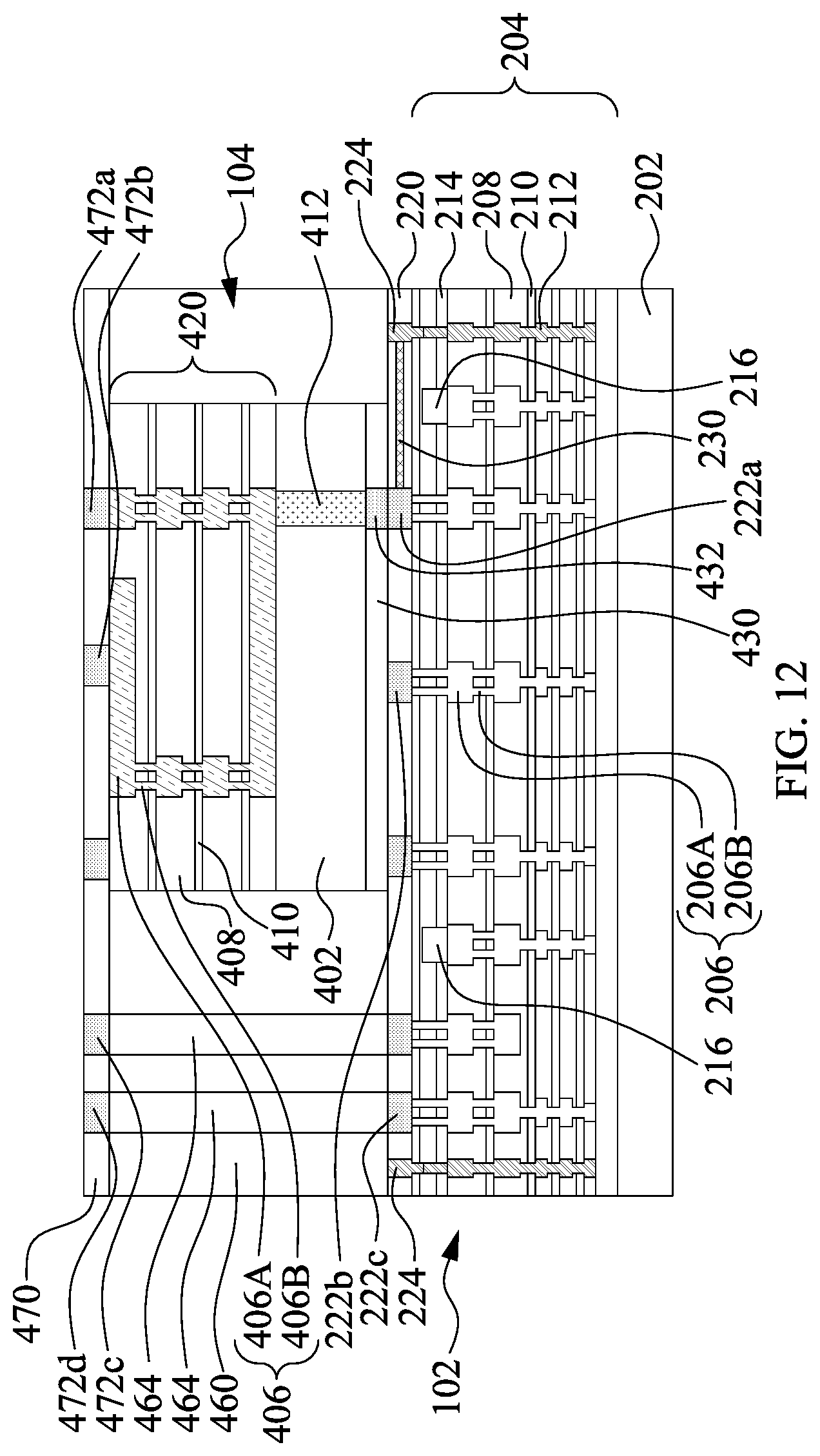 Patent US11854969 Figure 16 – Semiconductor structure and method for forming thereof