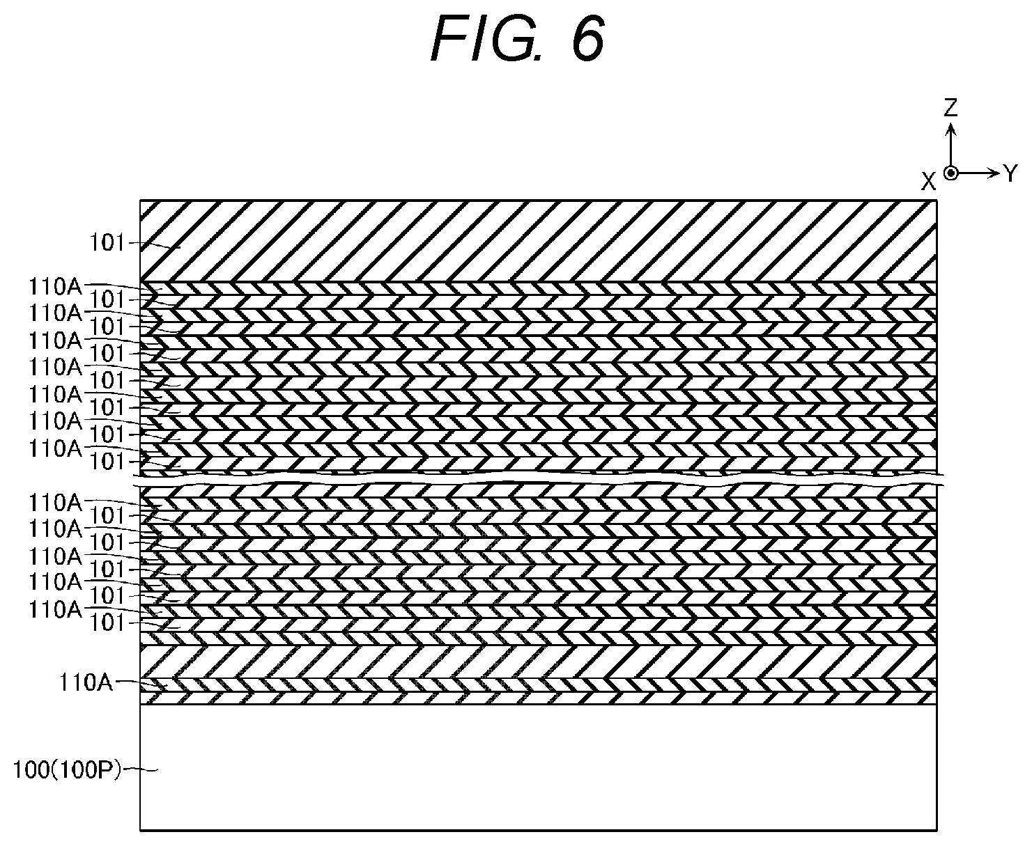 Patent US11854971 Figure 6 – Semiconductor storage device and manufacturing method thereof