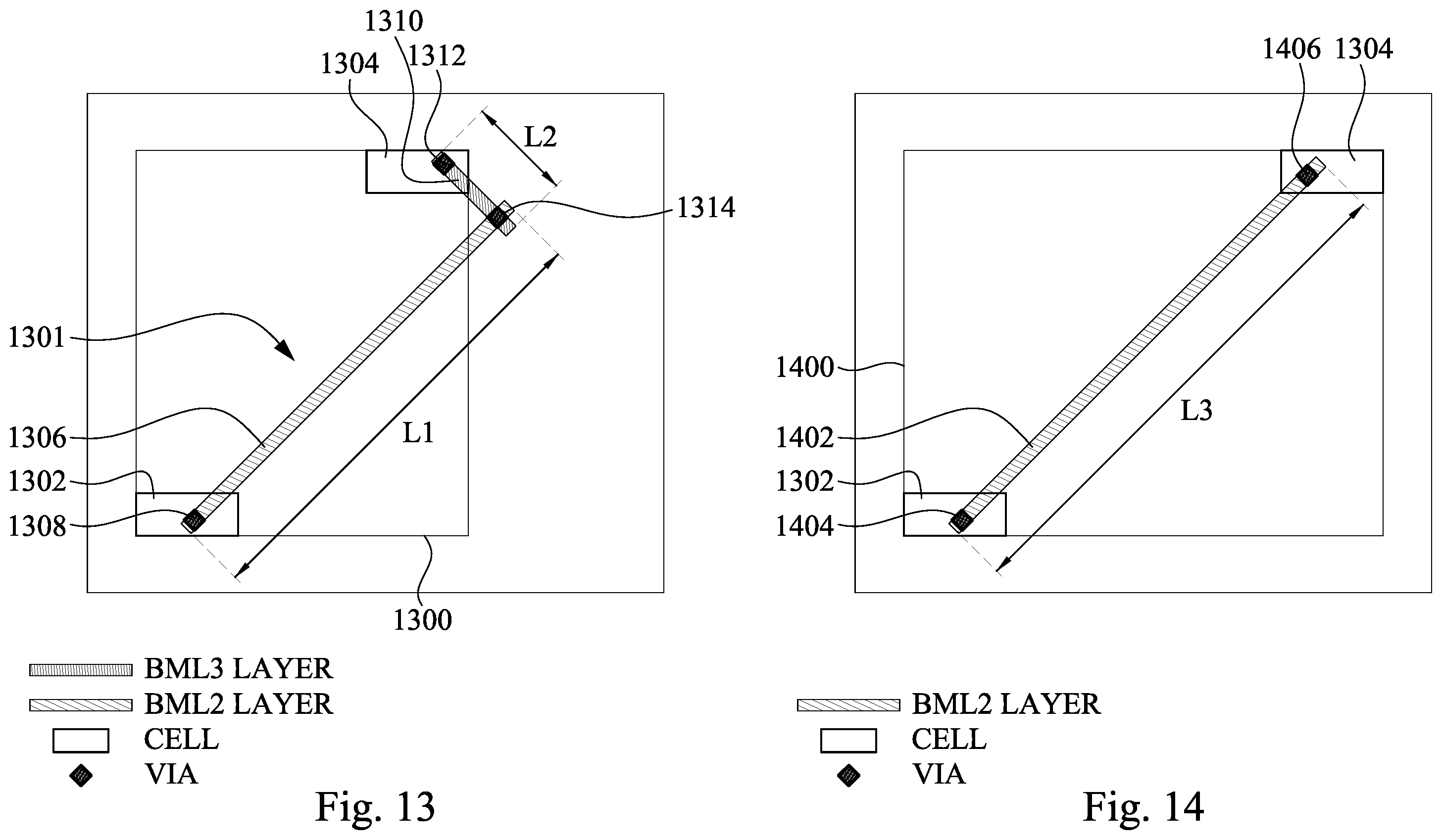 Patent US11854978 Figure 12 – Diagonal backside power and signal routing for an integrated circuit