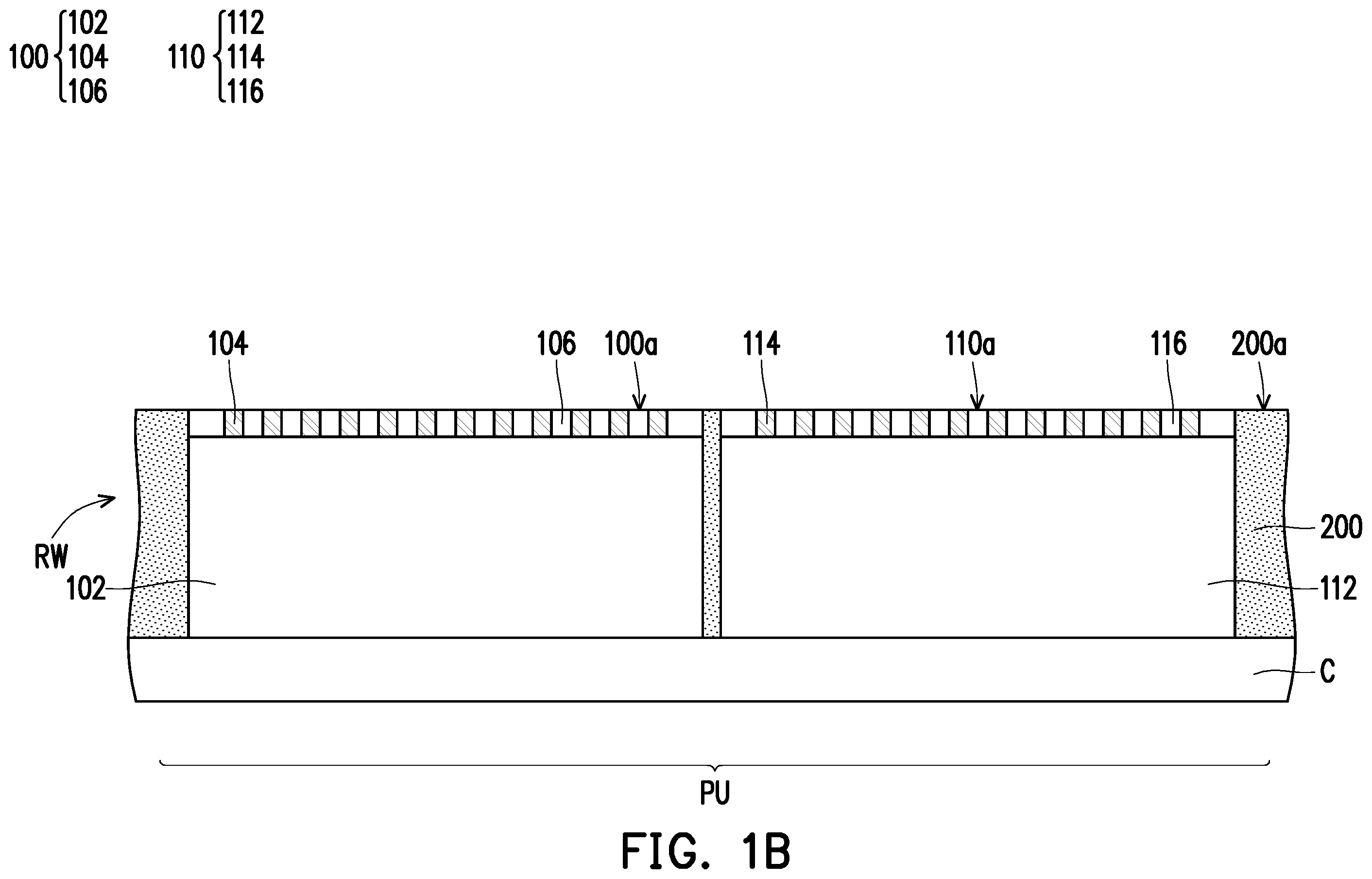 Patent US11854984 Figure 2 – Semiconductor package and manufacturing method thereof