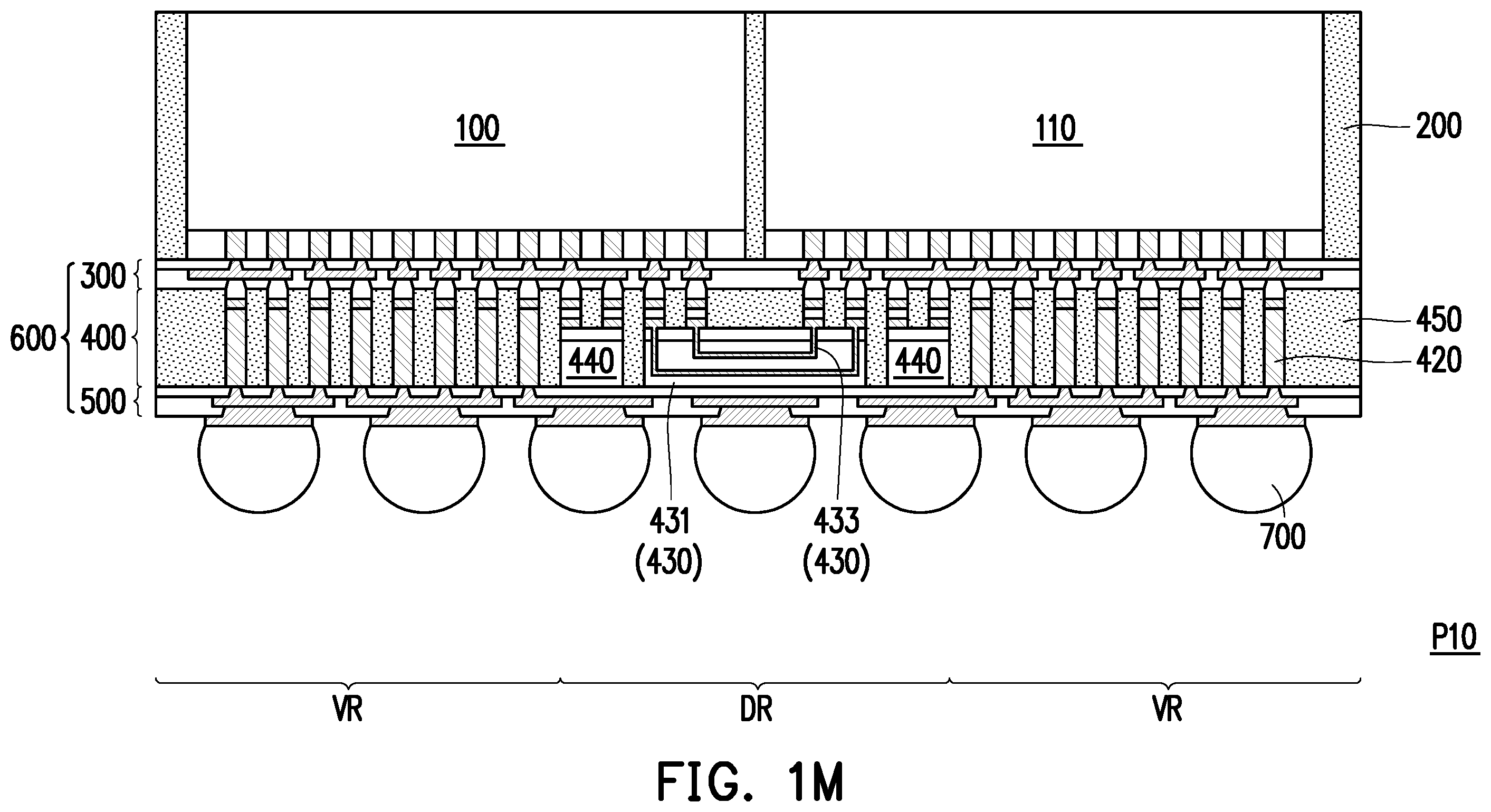 Patent US11854984 Figure 13 – Semiconductor package and manufacturing method thereof