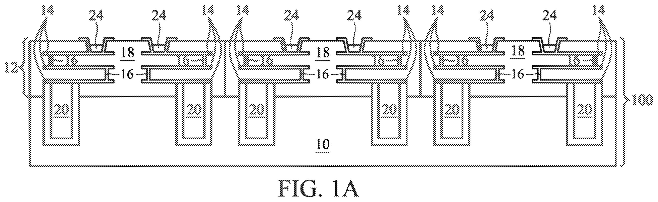 Patent US11854990 Figure 1 – Method for forming a semiconductor device having TSV formed through a silicon interposer and a second silicon substrate with cavity covering a second die