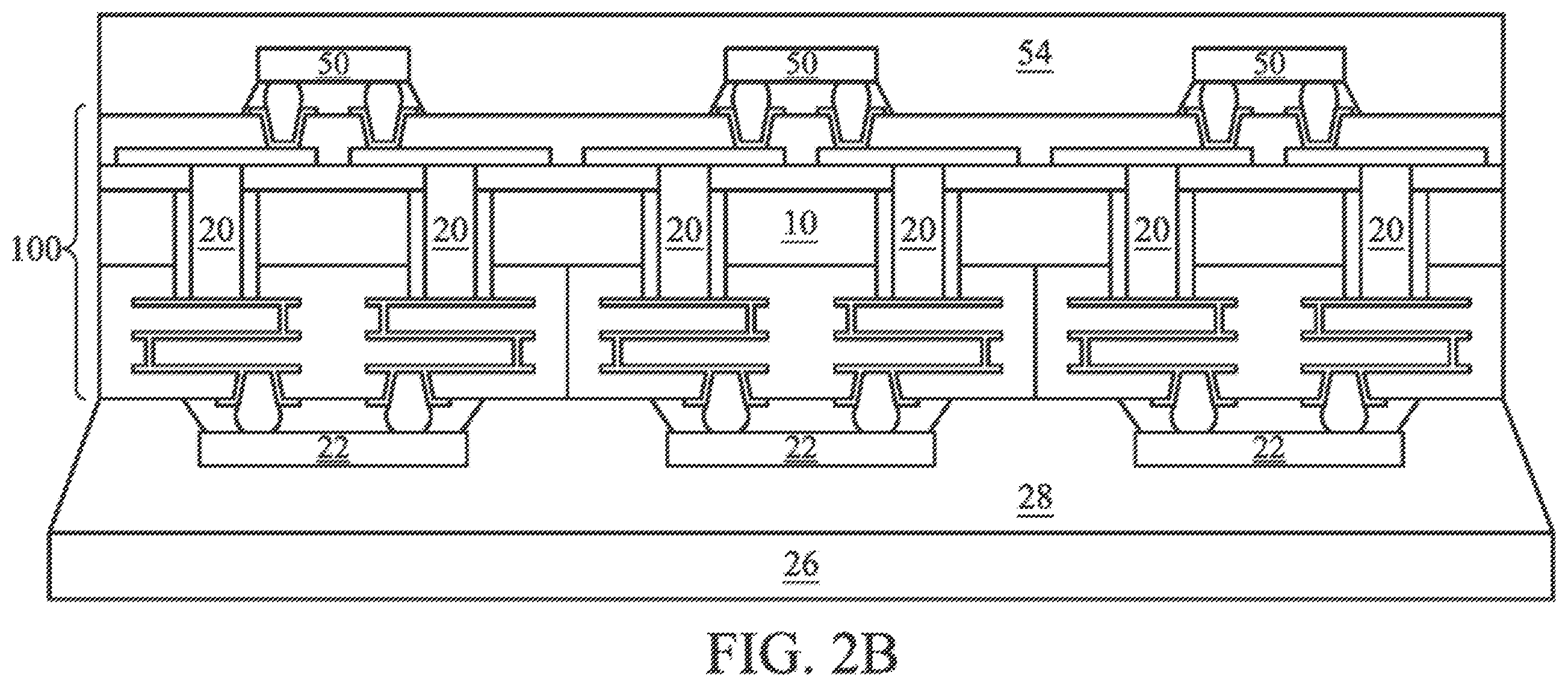 Patent US11854990 Figure 11 – Method for forming a semiconductor device having TSV formed through a silicon interposer and a second silicon substrate with cavity covering a second die