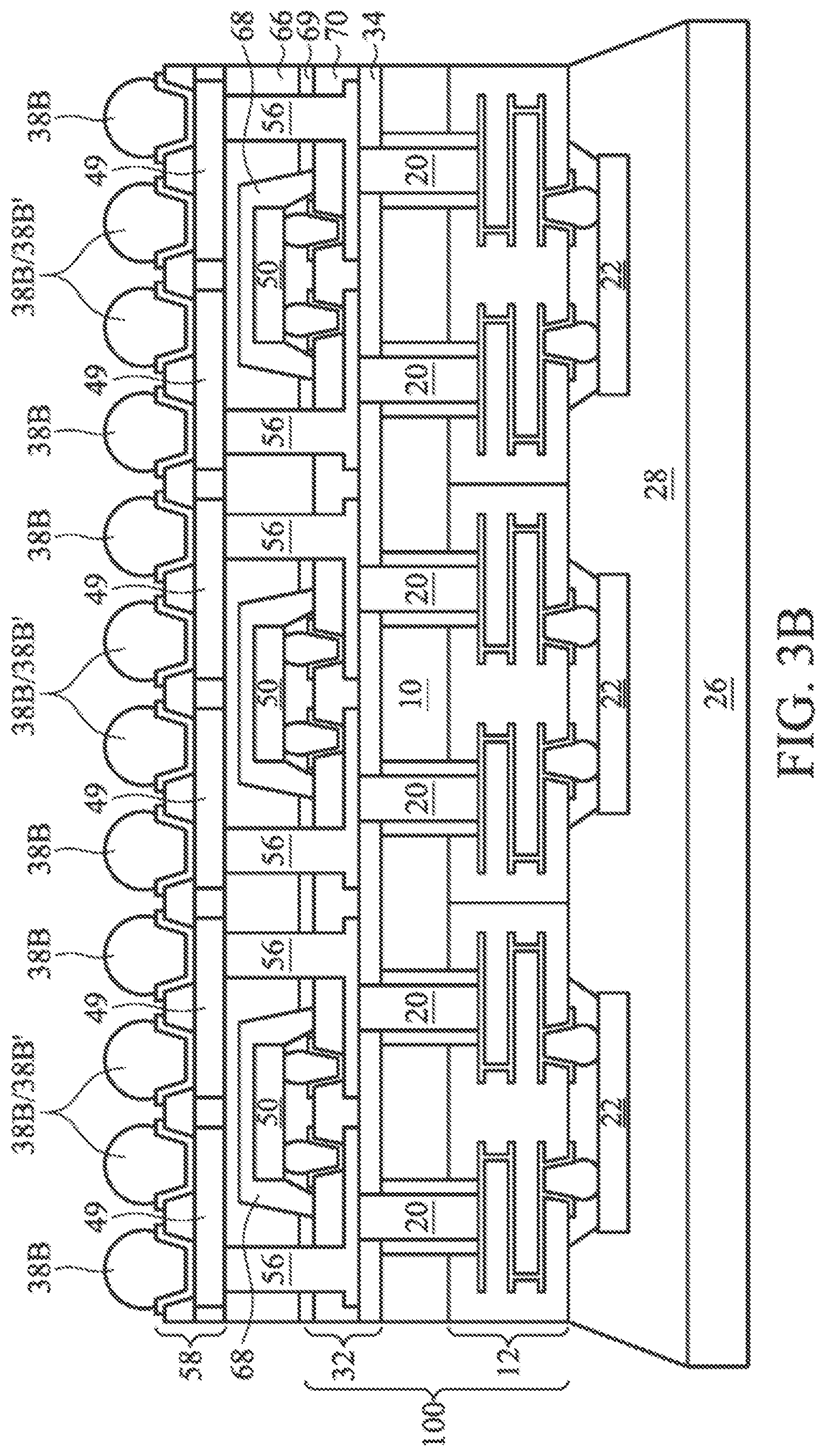 Patent US11854990 Figure 15 – Method for forming a semiconductor device having TSV formed through a silicon interposer and a second silicon substrate with cavity covering a second die