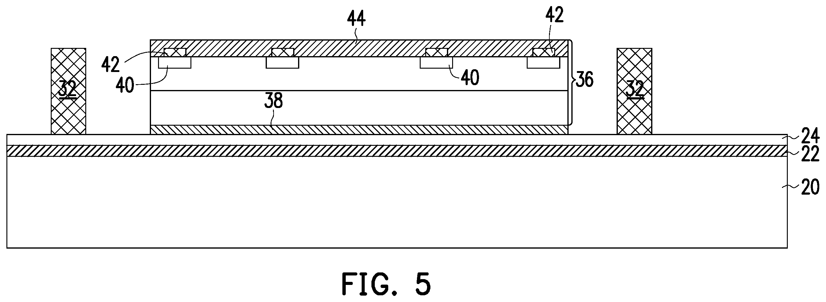 Patent US11854997 Figure 5 – Method of forming semiconductor device