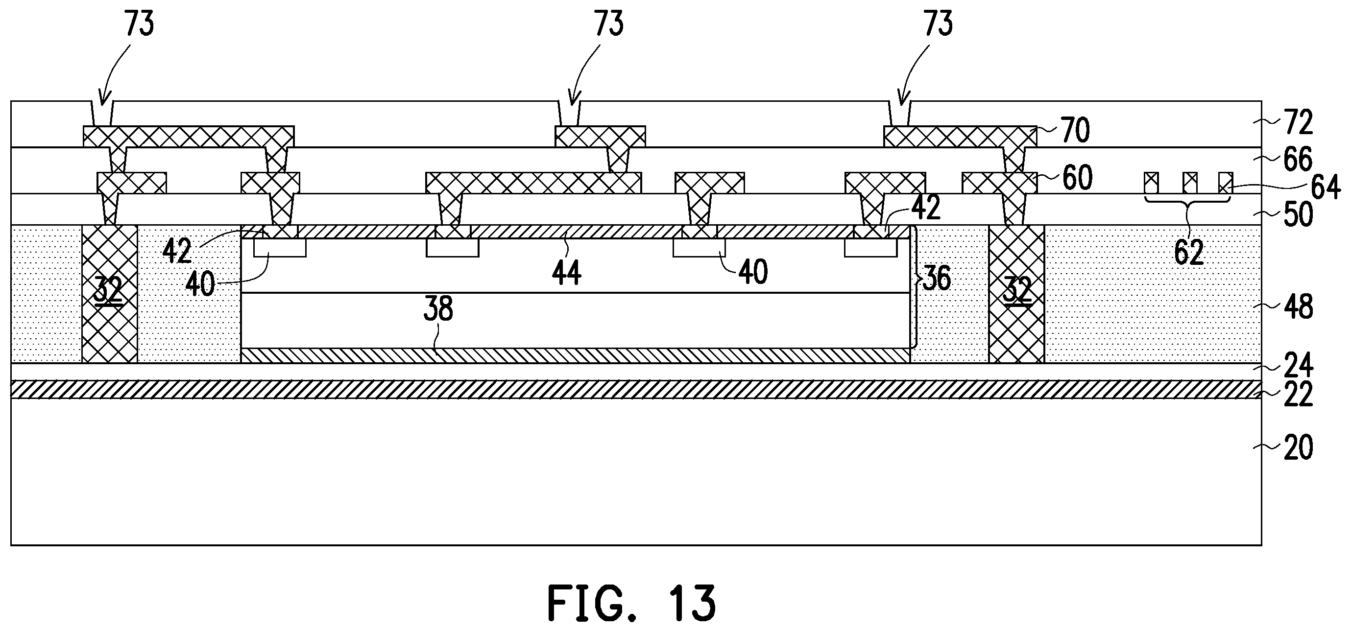 Patent US11854997 Figure 13 – Method of forming semiconductor device