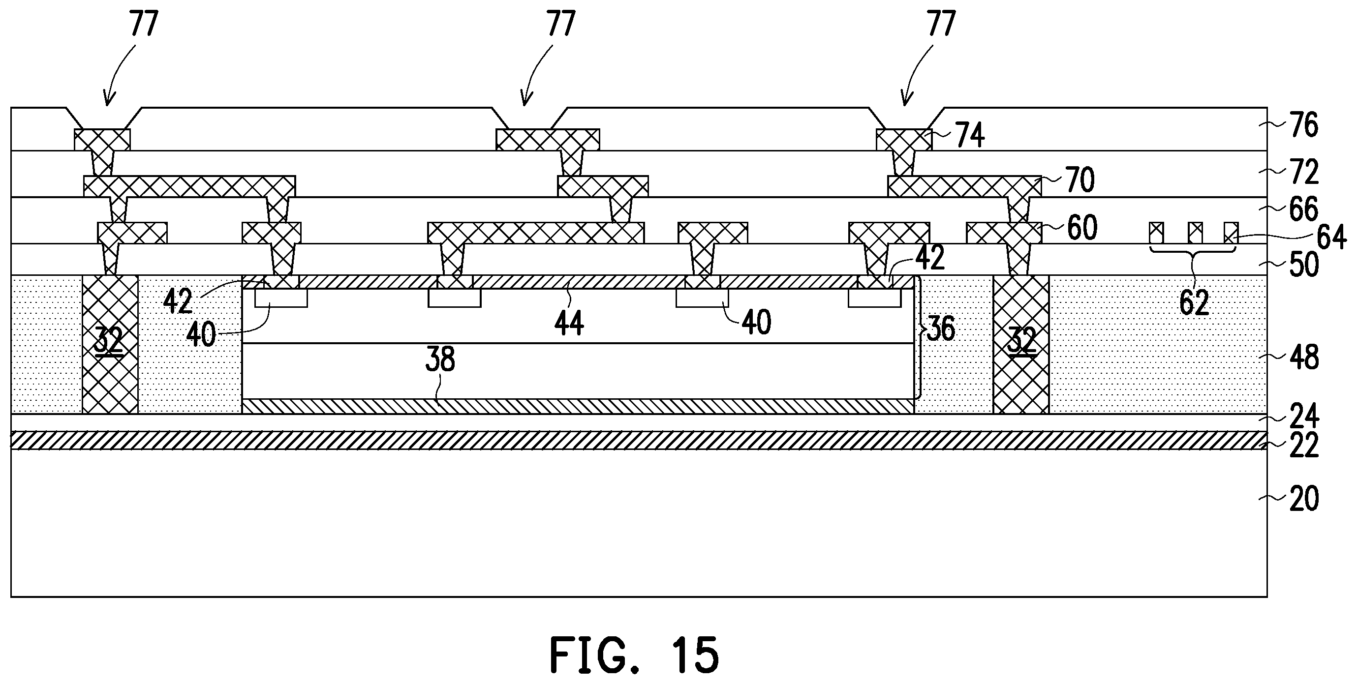 Patent US11854997 Figure 15 – Method of forming semiconductor device