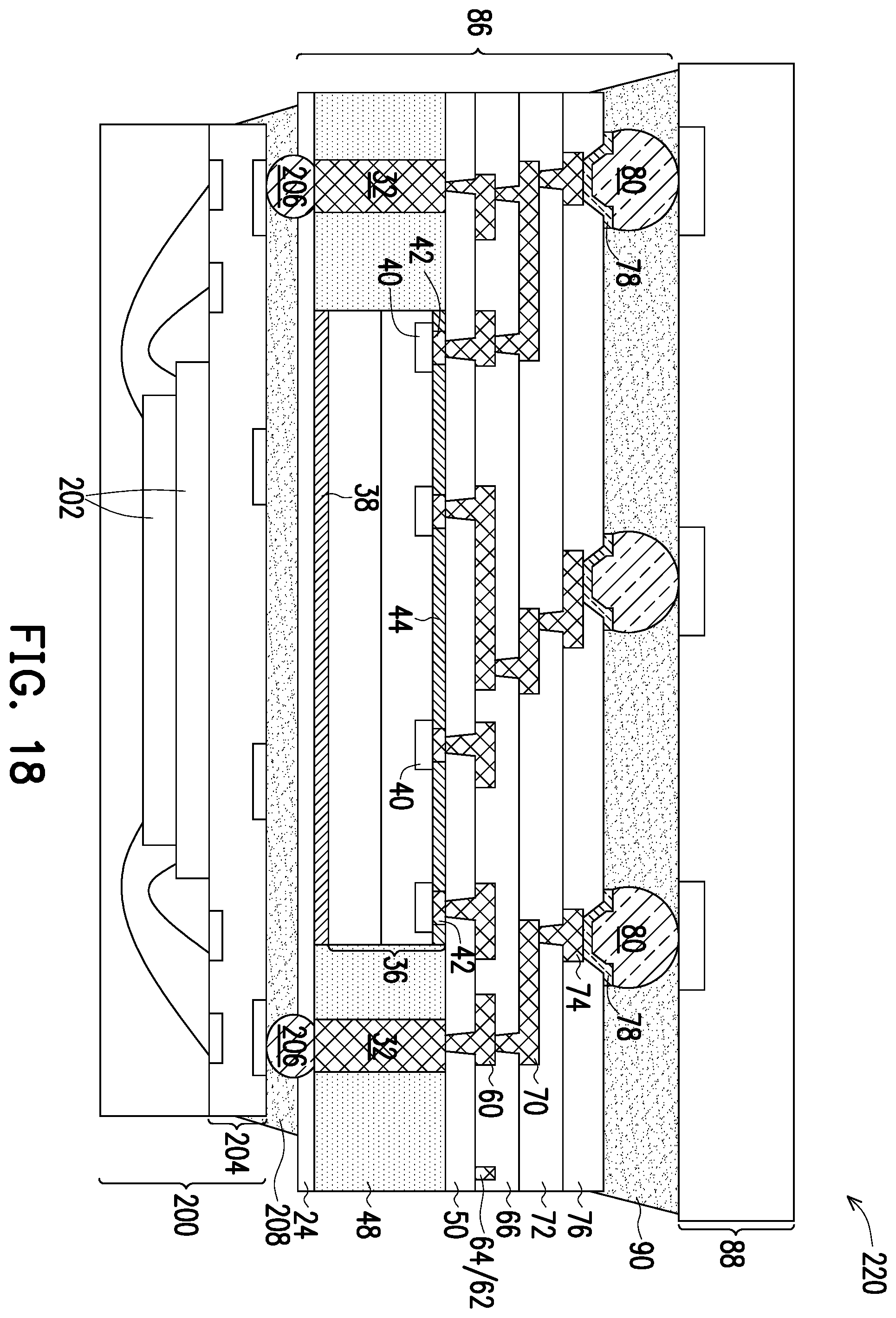 Patent US11854997 Figure 18 – Method of forming semiconductor device