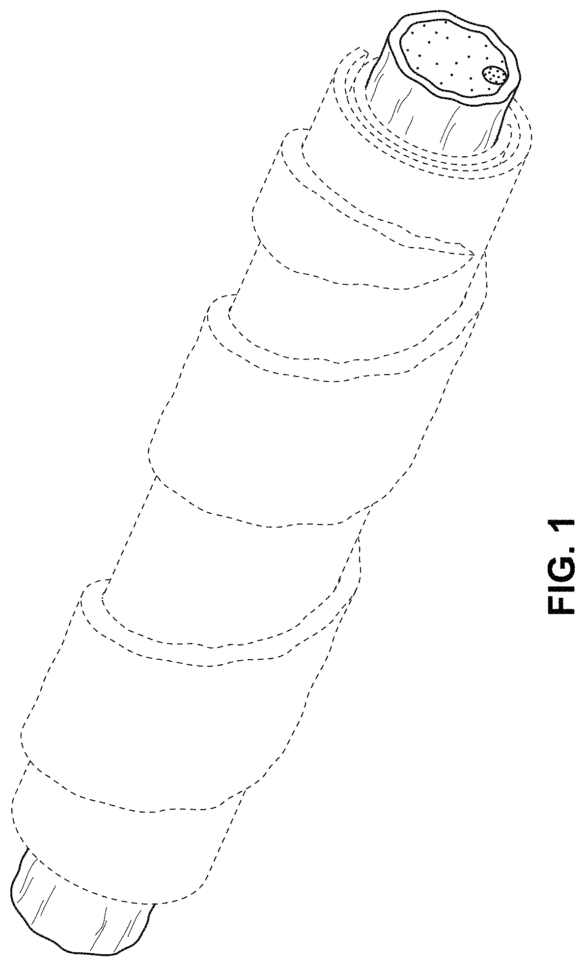 Patent USD0999476 Figure 1 – Wrapped pet treat