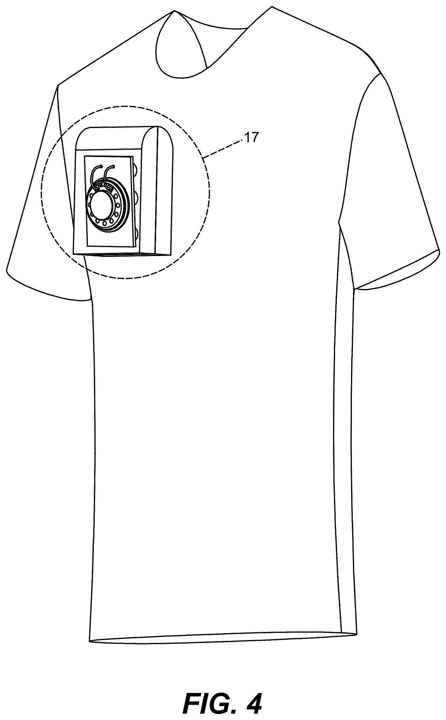 Patent USD0999479 Figure 4 – Talking t-shirt