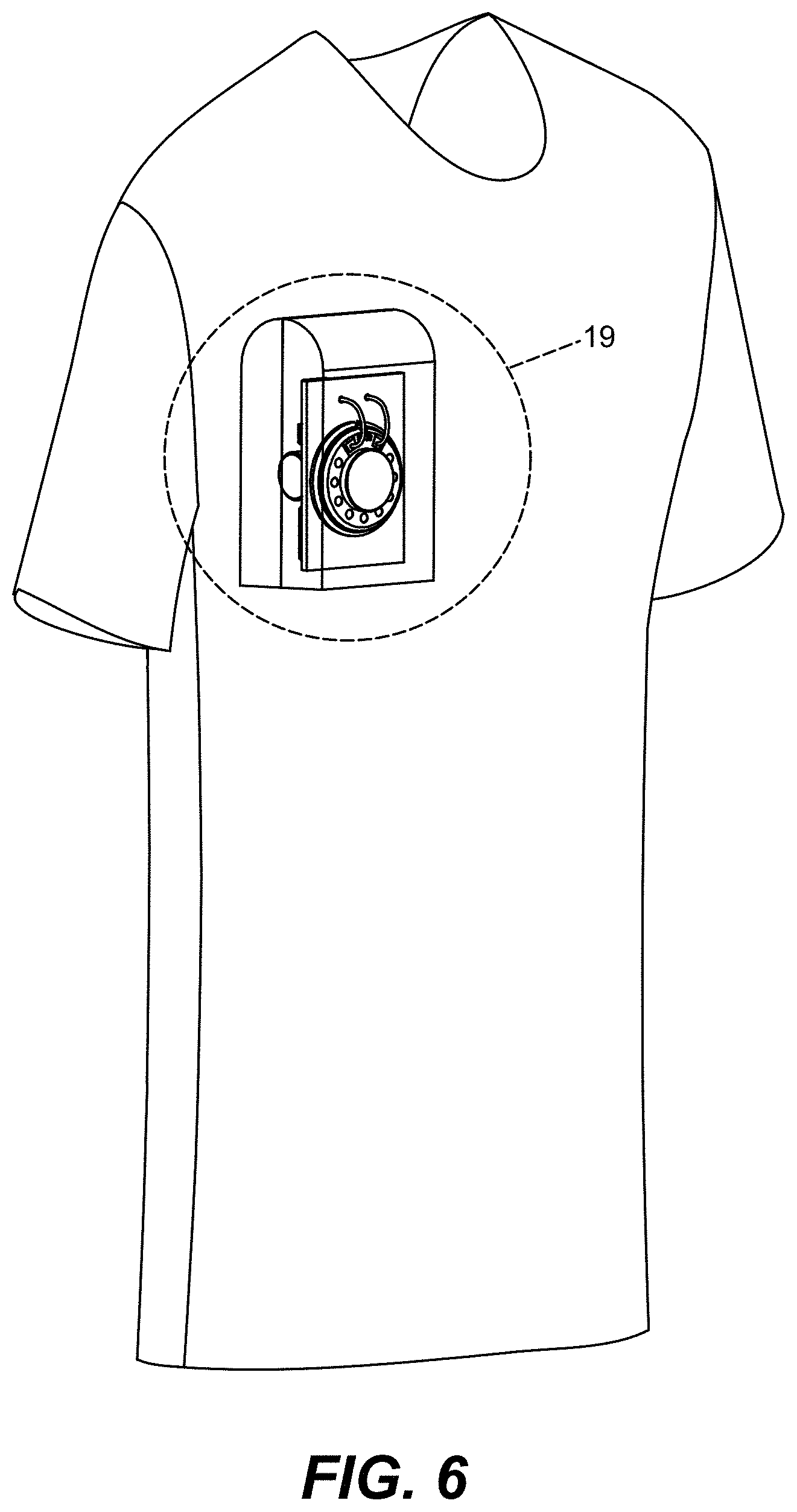 Patent USD0999479 Figure 6 – Talking t-shirt