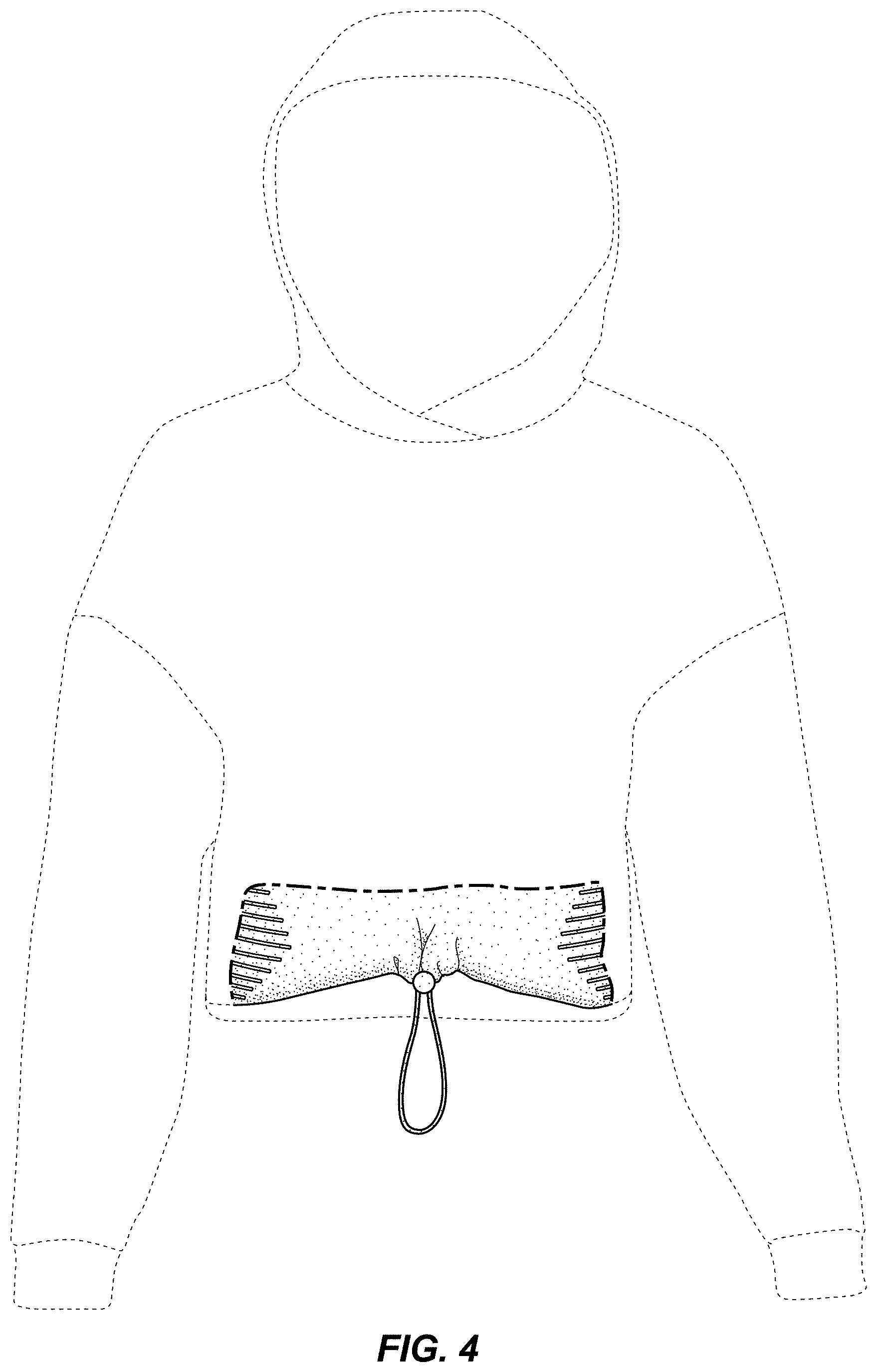 Patent USD0999484 Figure 4 – Hoodie