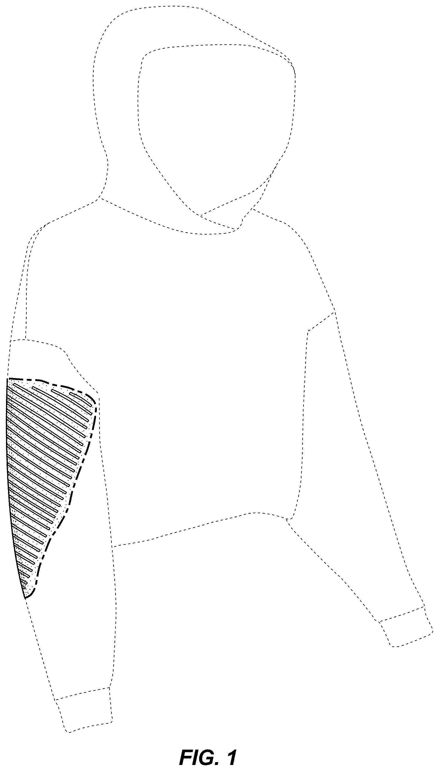 Patent USD0999485 Figure 1 – Hoodie