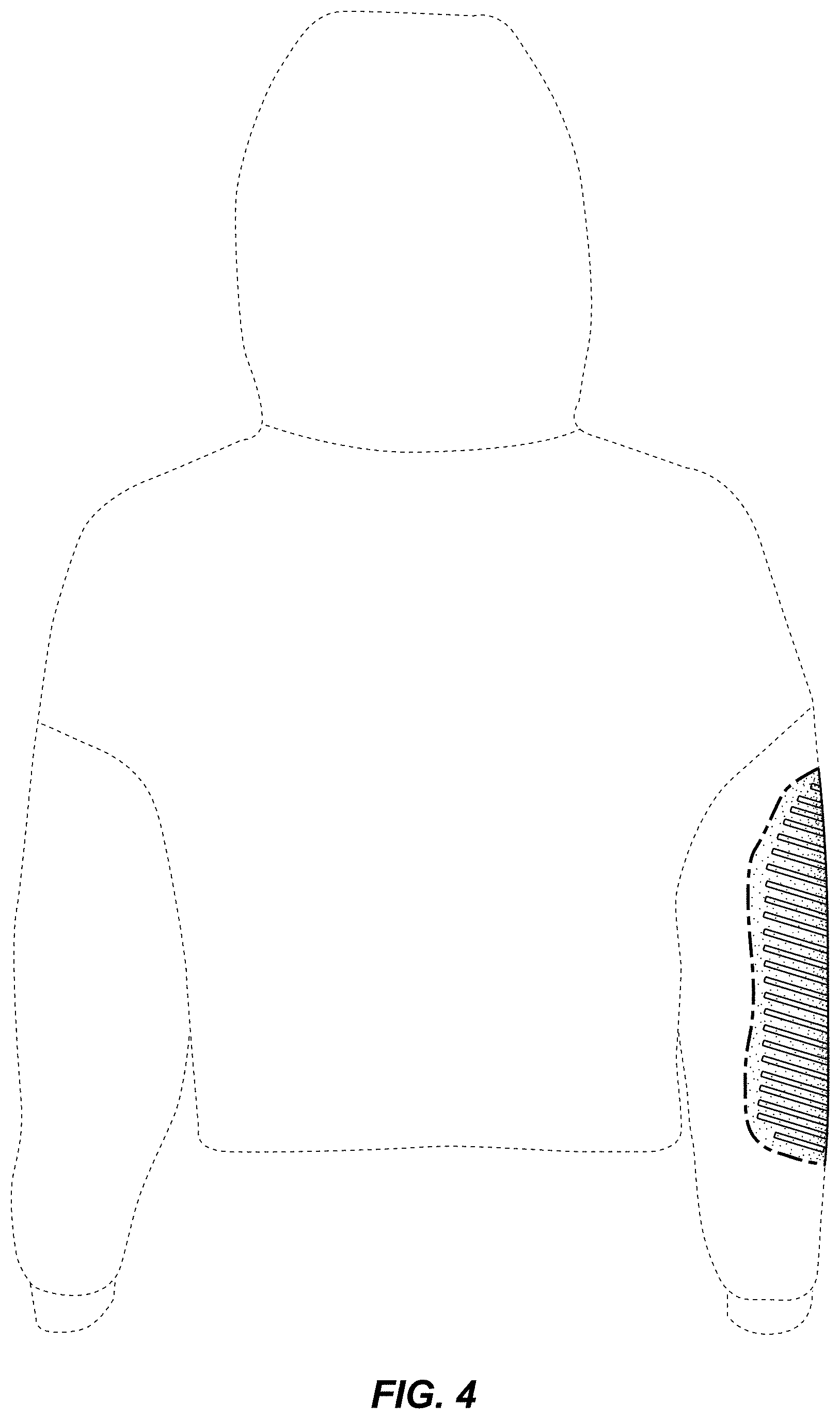Patent USD0999485 Figure 4 – Hoodie
