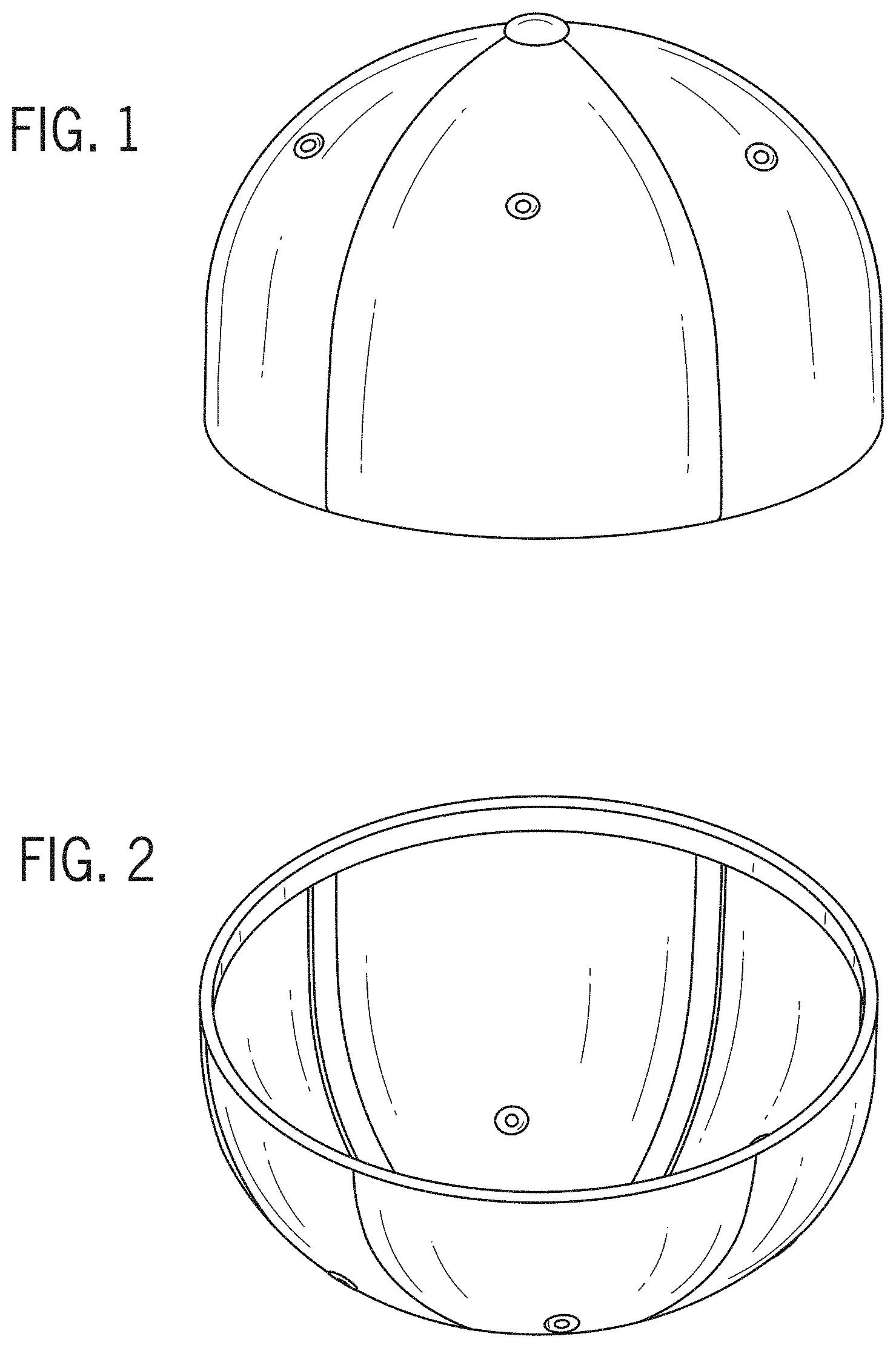 Patent USD0999486 Figure 1 – Brimless cap