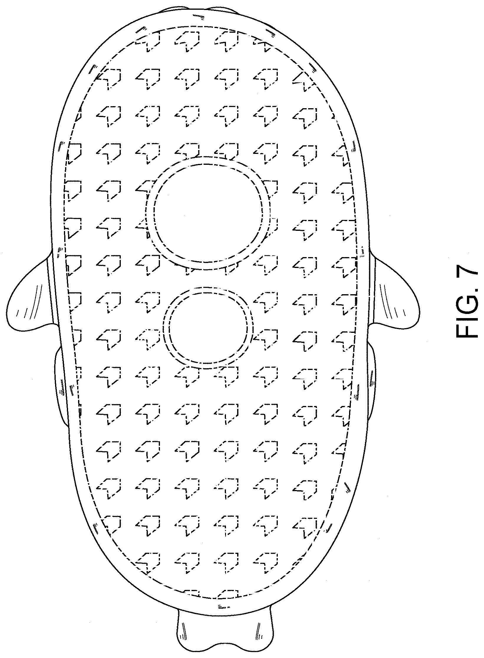 Patent USD0999487 Figure 7 – Shark cartoon animal shape beach shoe