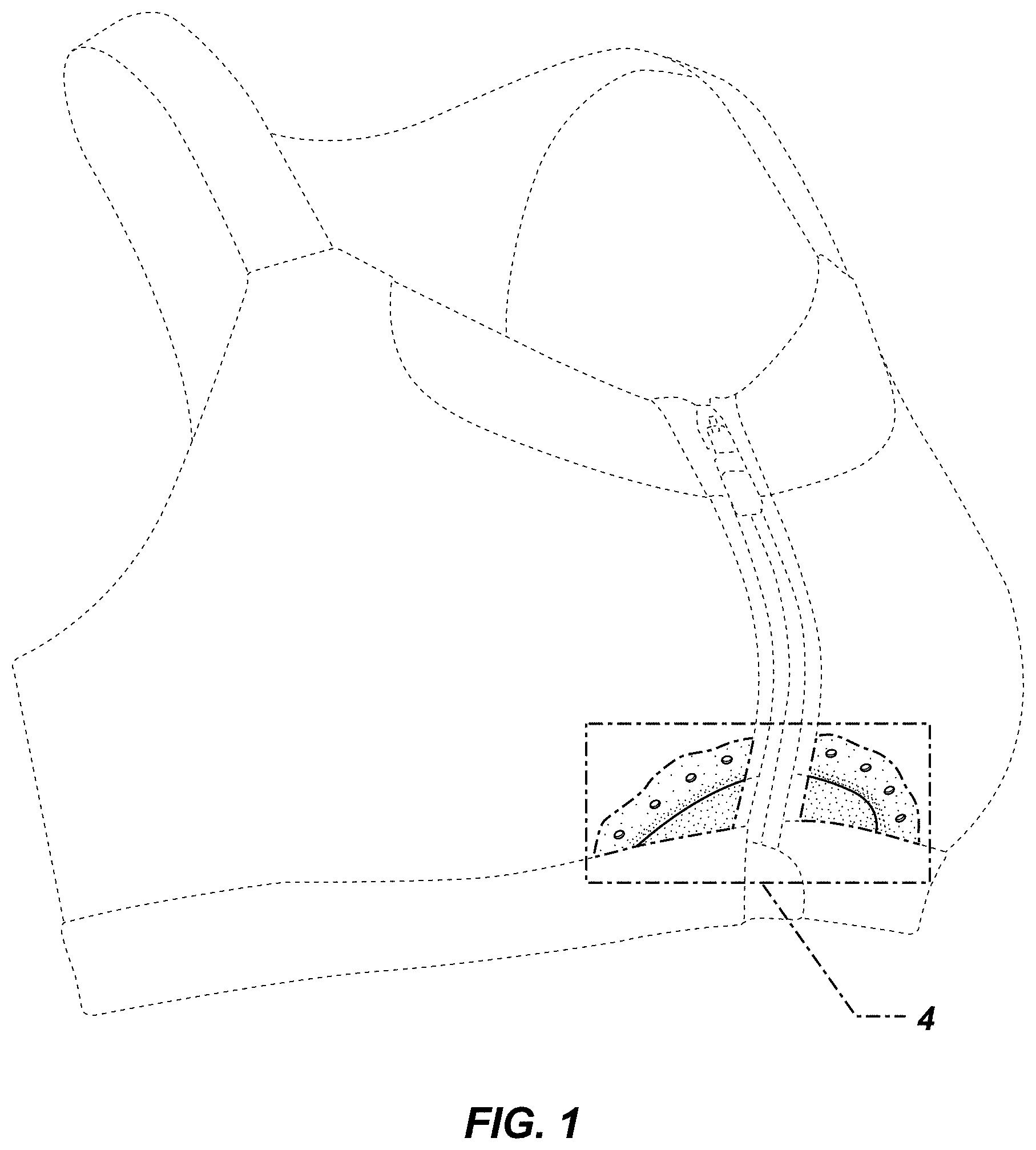 Patent USD0999490 Figure 1 – Bra