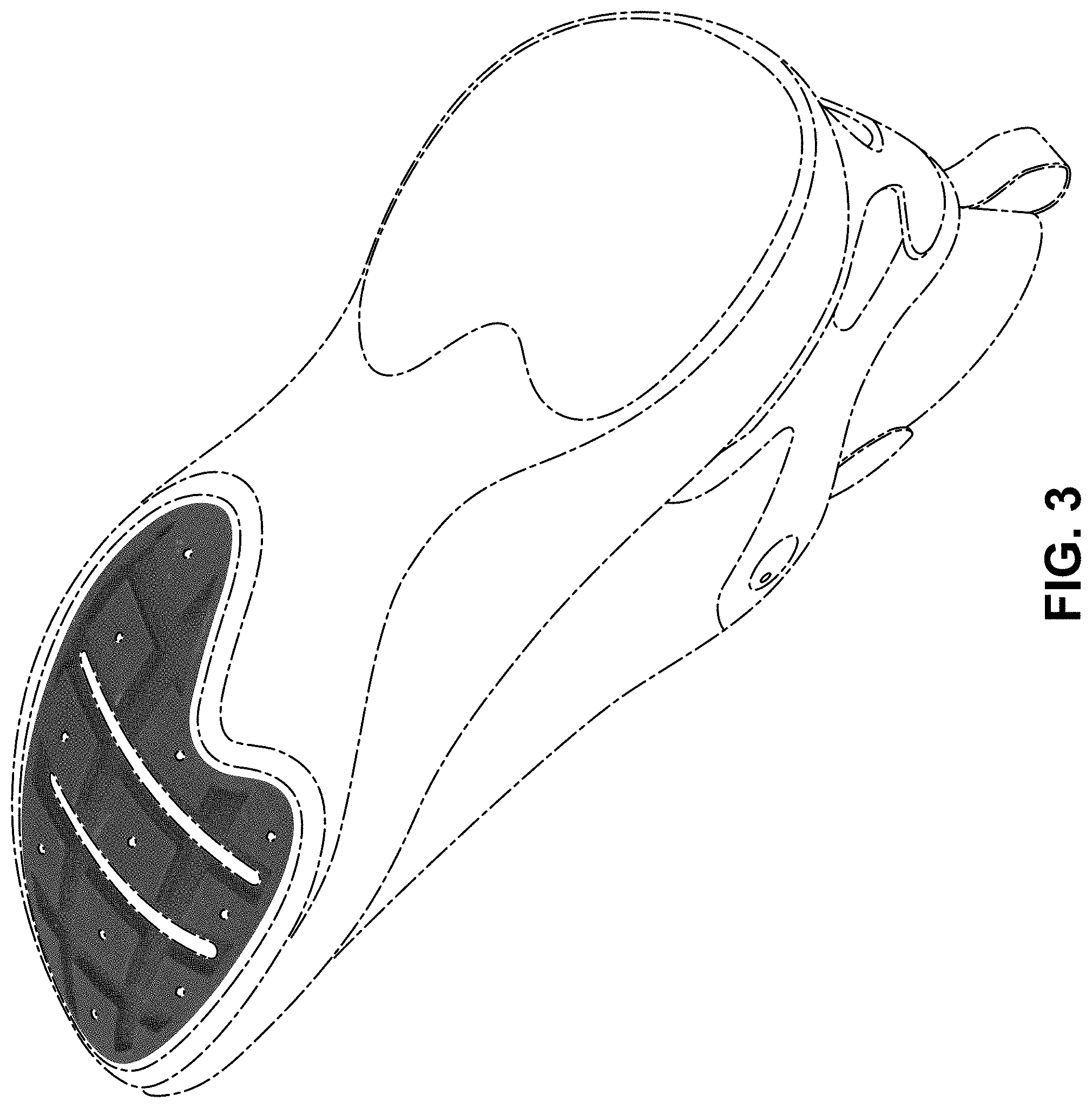 Patent USD0999504 Figure 3 – Shoe