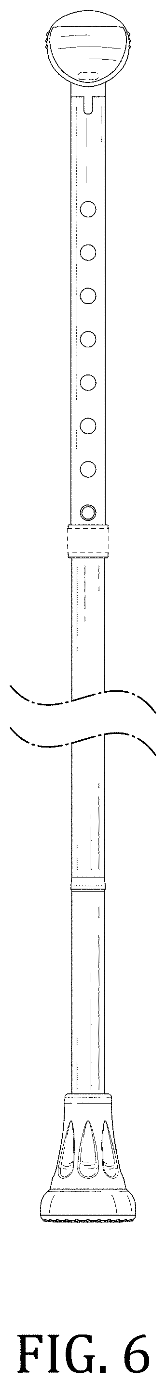 Patent USD0999517 Figure 6 – Walking cane