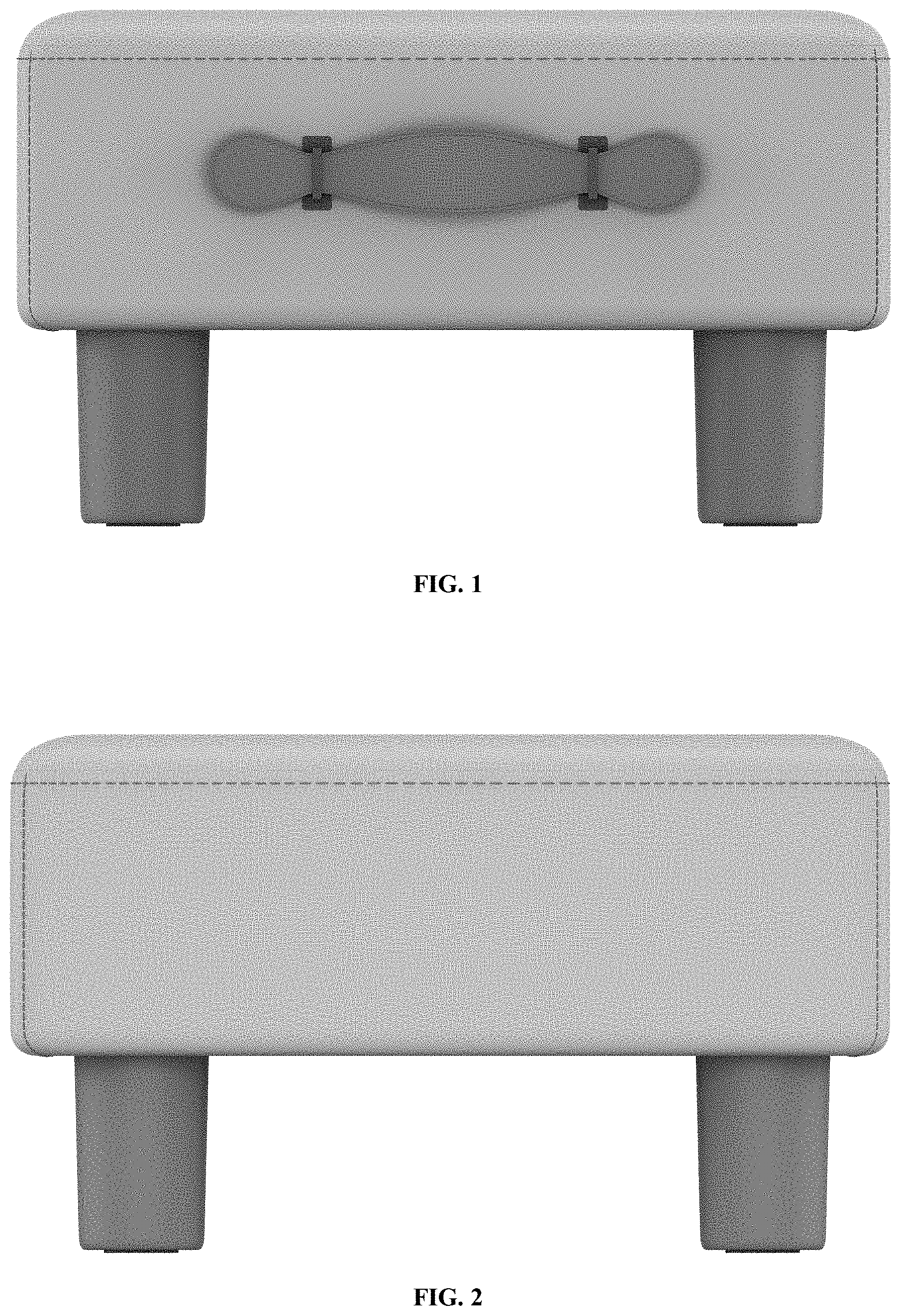 Patent USD0999522 Figure 1 – Suitcase shaped footstool