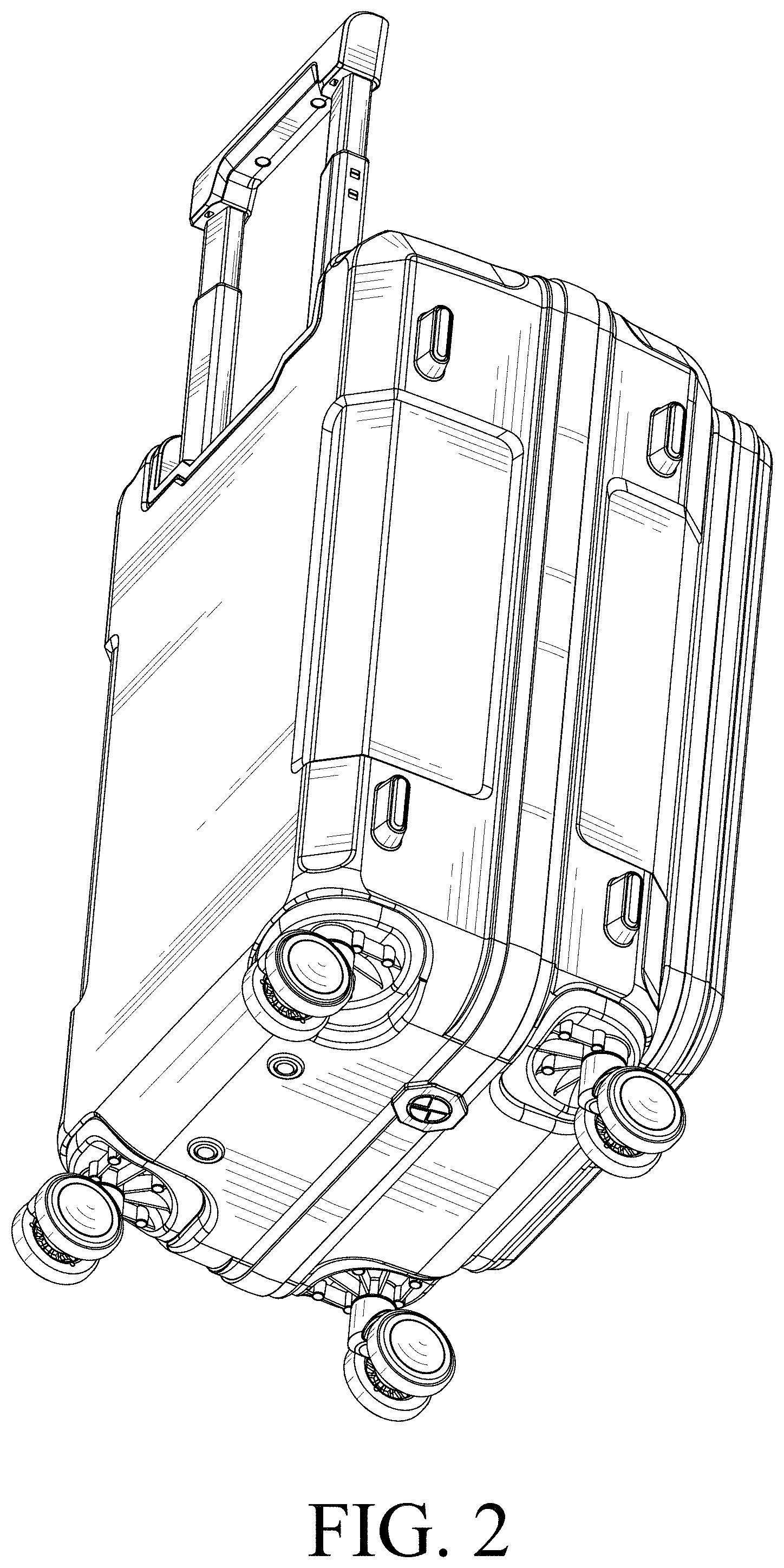 Patent USD0999523 Figure 2 – Luggage case