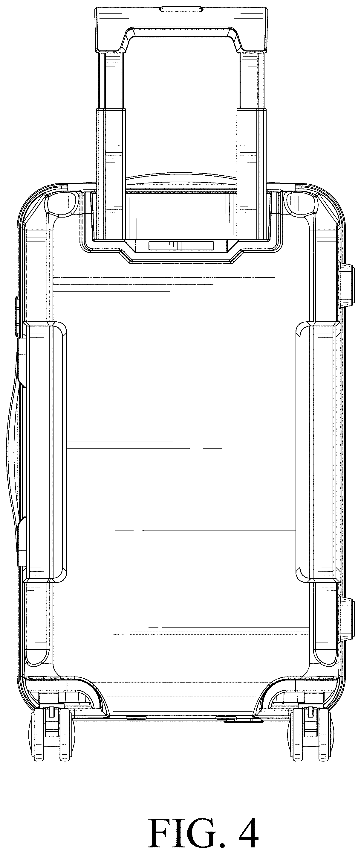 Patent USD0999523 Figure 4 – Luggage case