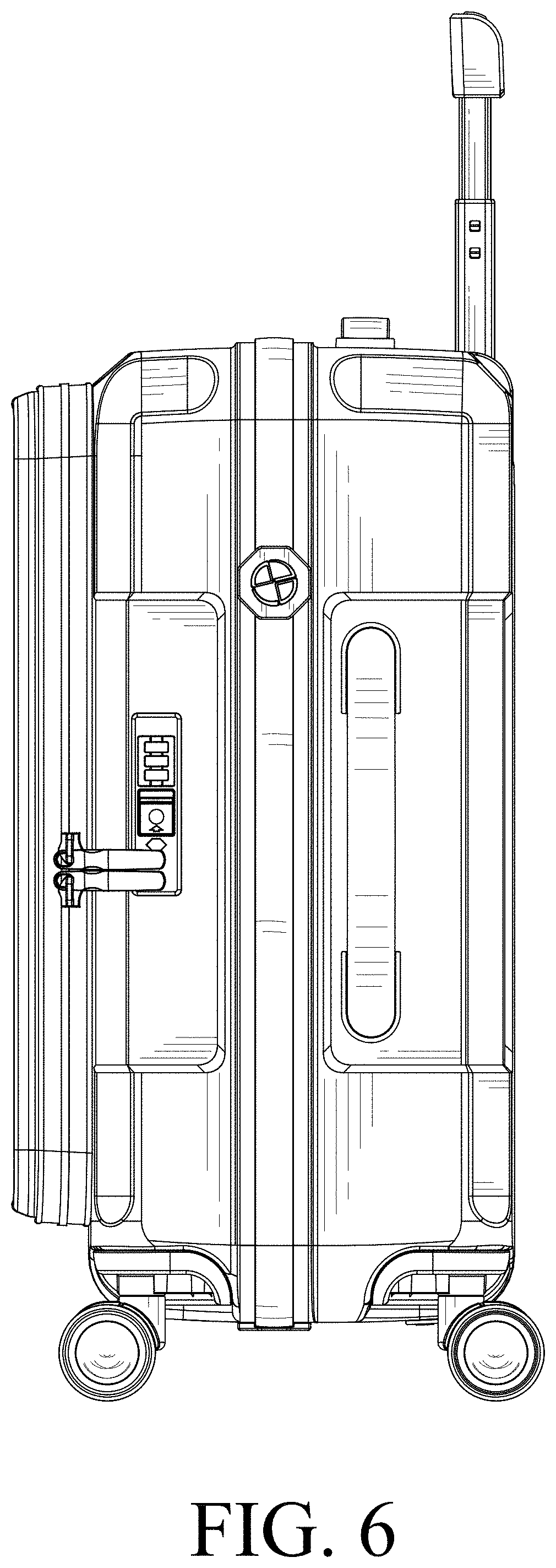 Patent USD0999523 Figure 6 – Luggage case