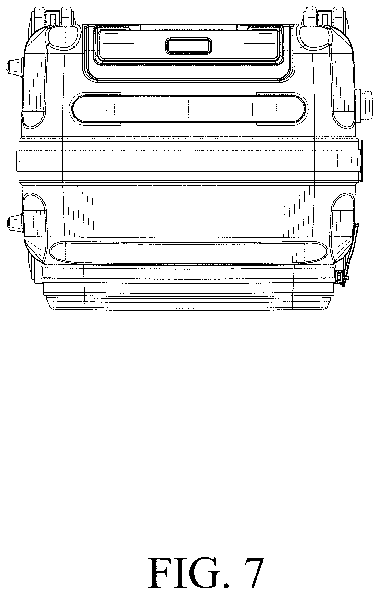 Patent USD0999523 Figure 7 – Luggage case