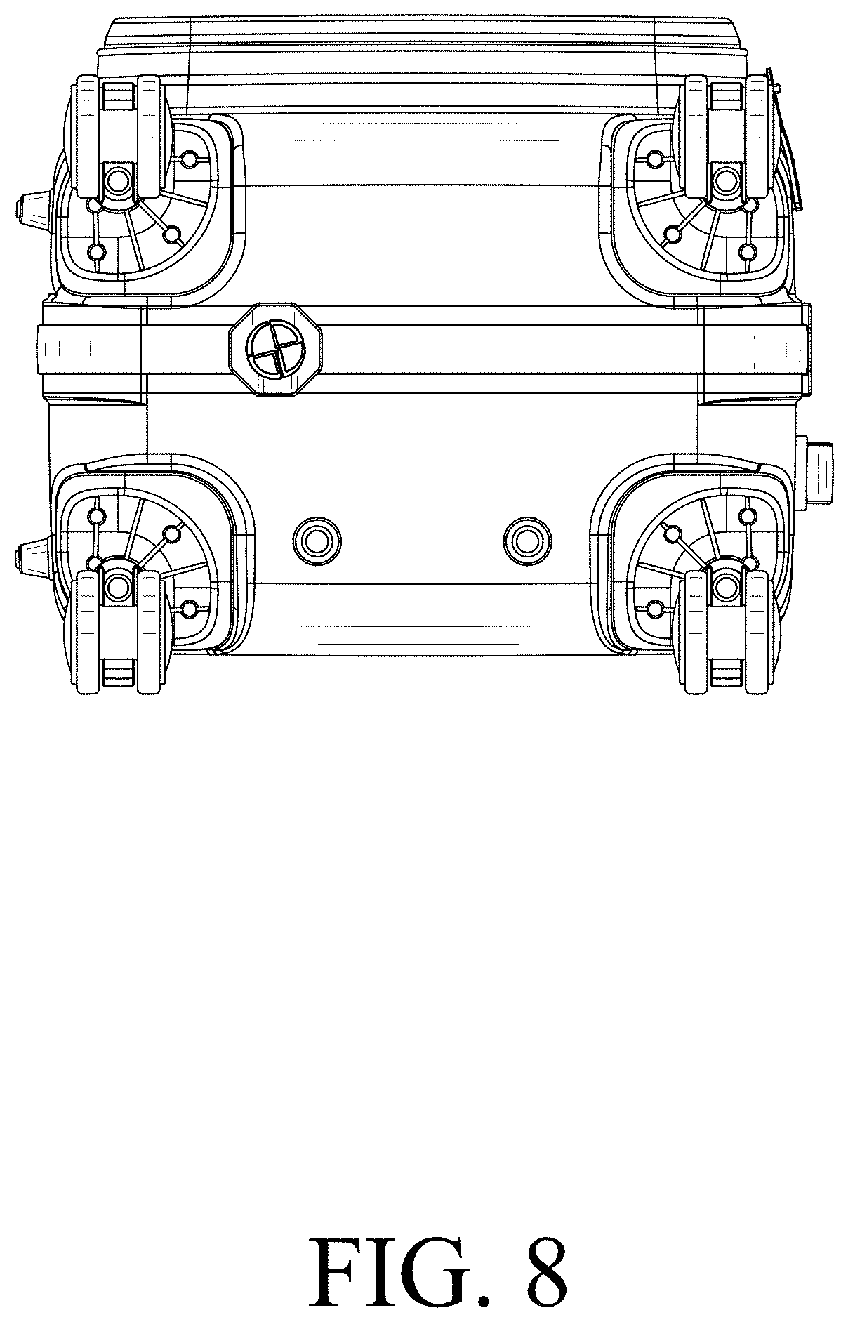 Patent USD0999523 Figure 8 – Luggage case