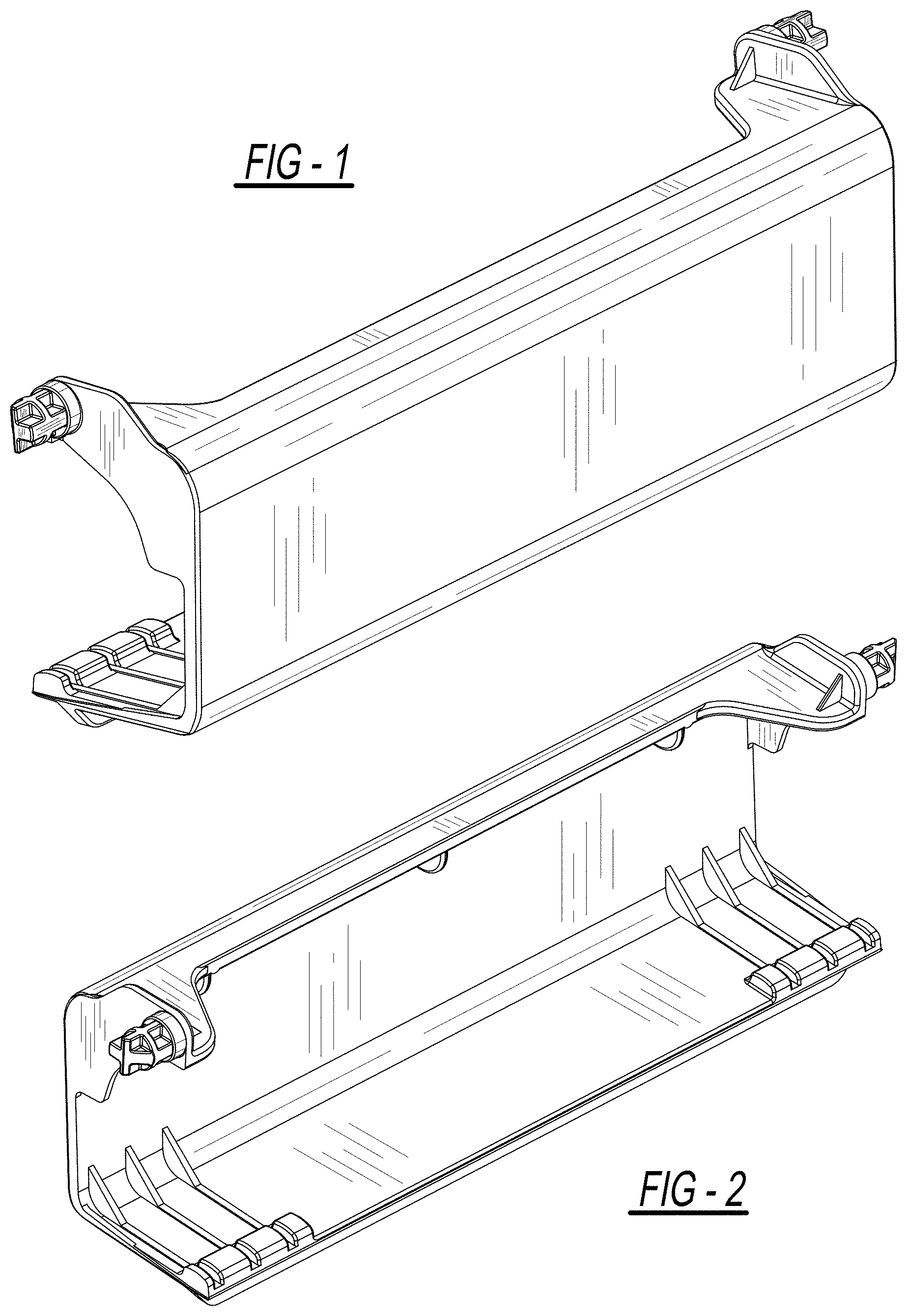 Patent USD0999526 — End latch for weatherproof storage tote — Figure 1