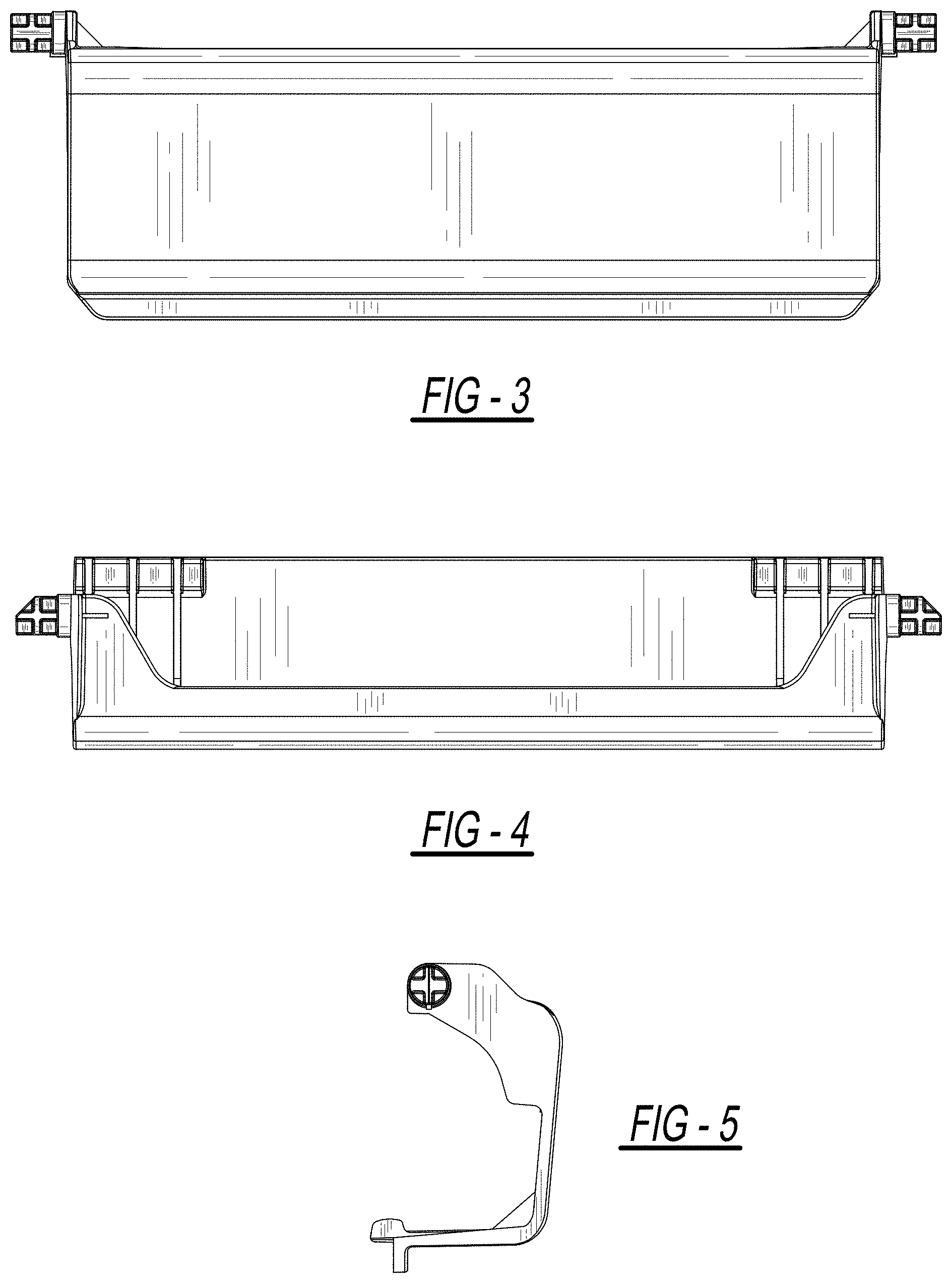 Patent USD0999526 Figure 2 – End latch for weatherproof storage tote