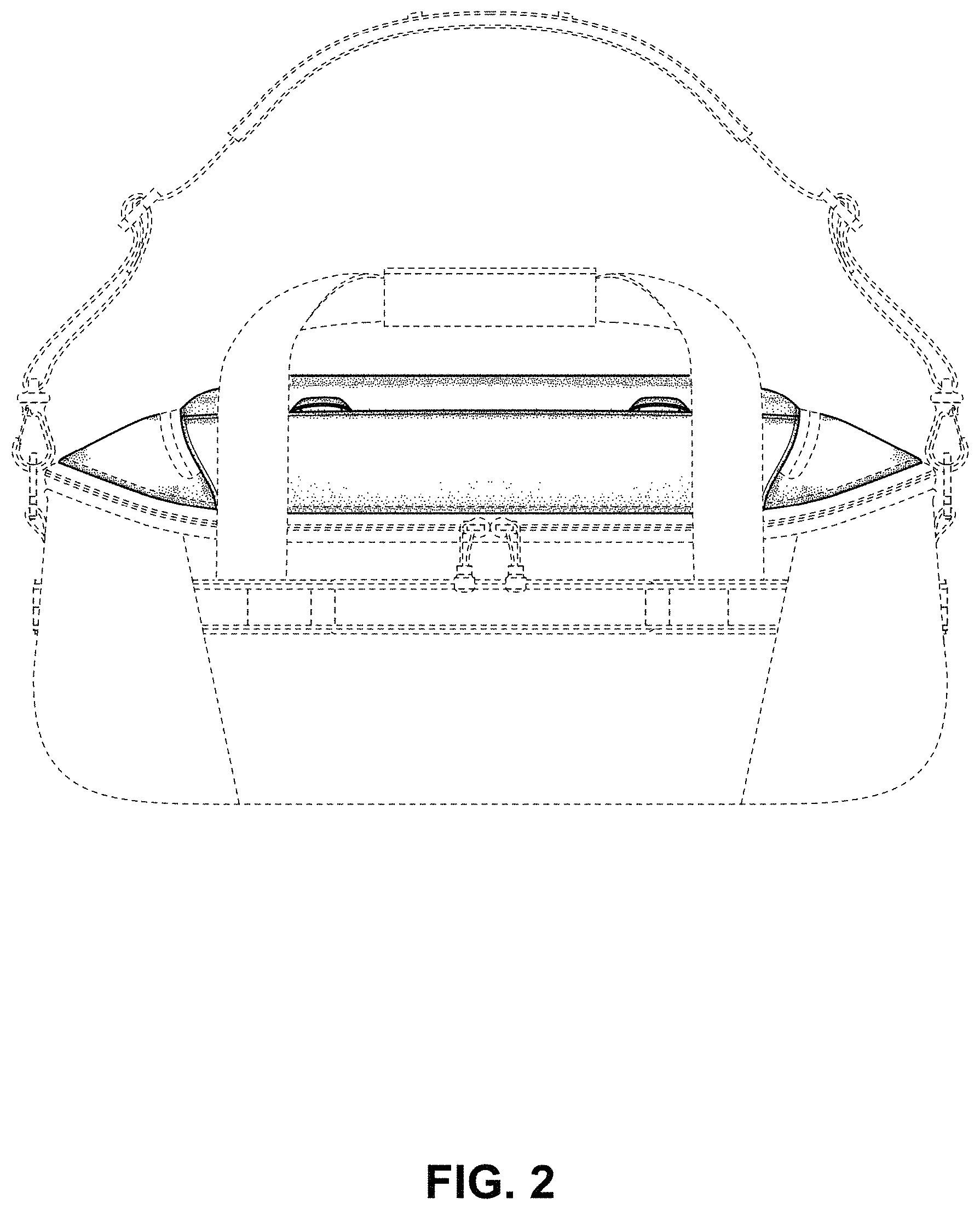 Patent USD0999529 Figure 2 – Duffel bag