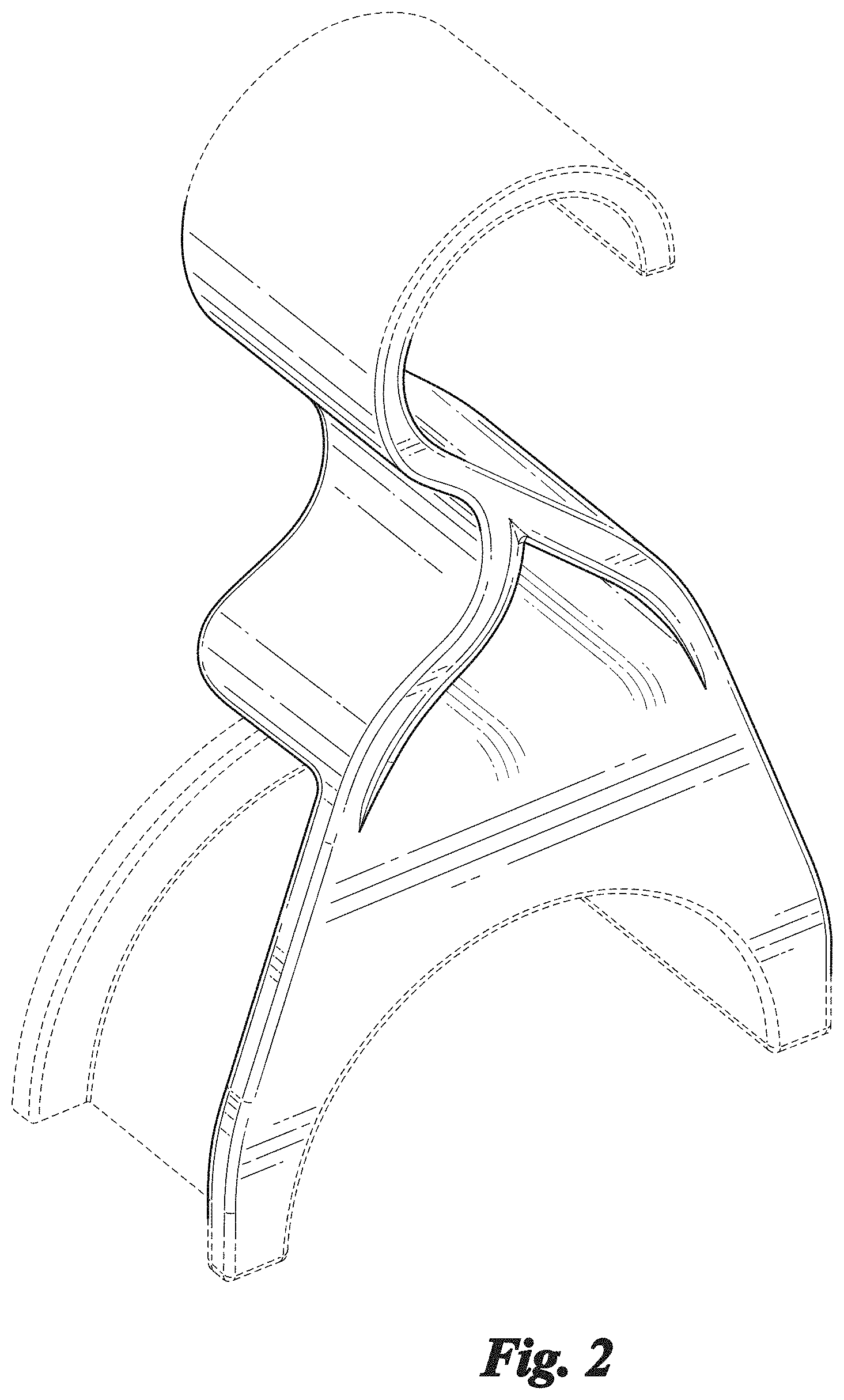 Patent USD0999531 Figure 2 – Handbag hanger