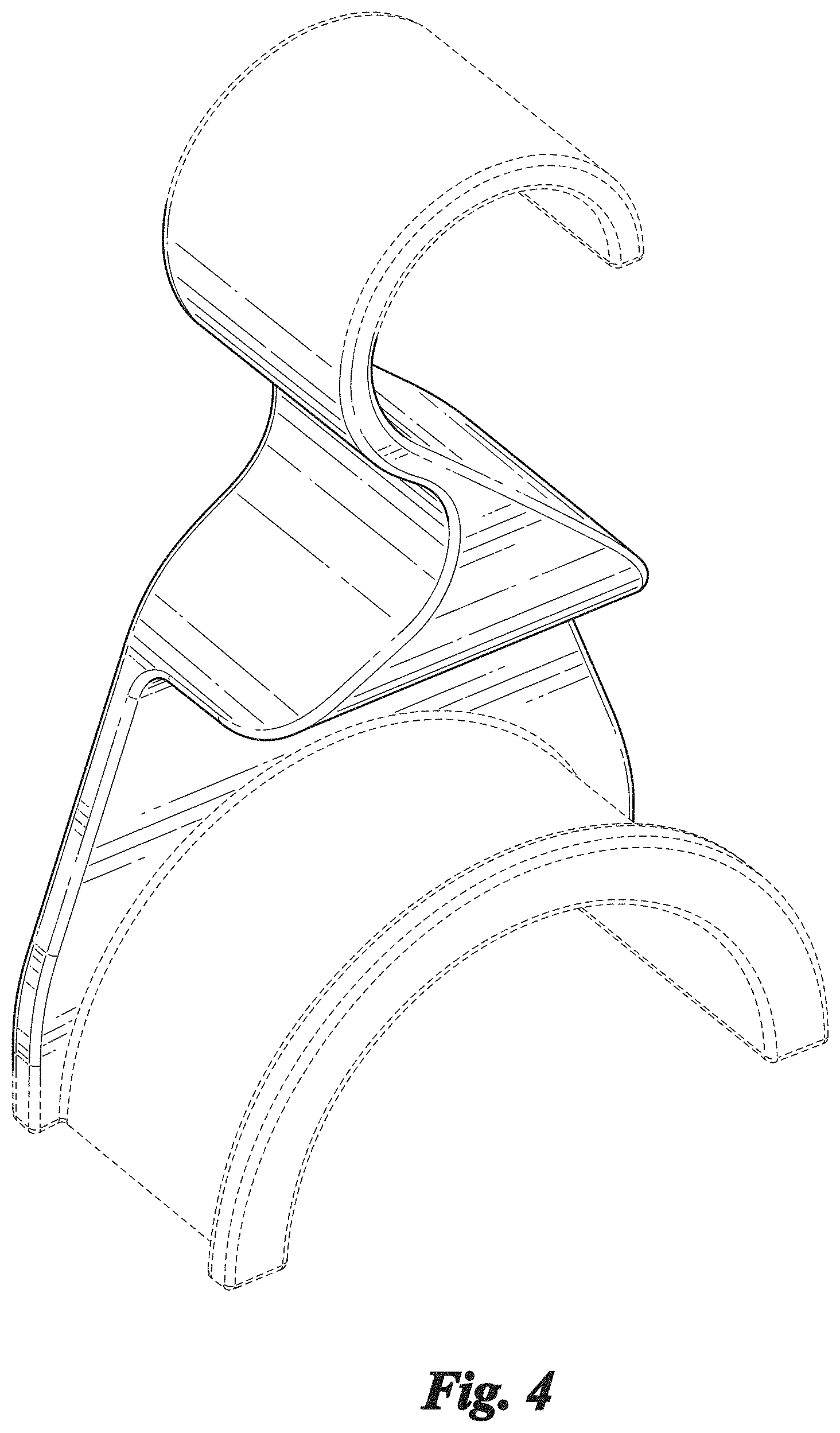 Patent USD0999531 Figure 4 – Handbag hanger