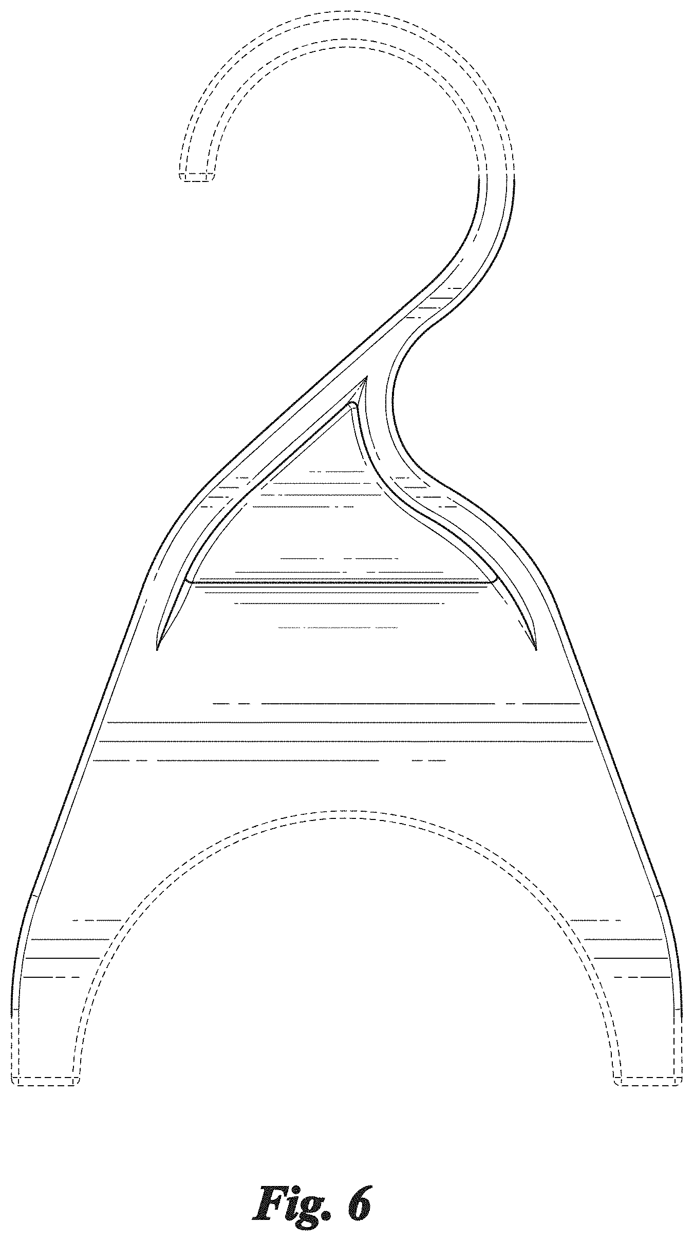 Patent USD0999531 Figure 6 – Handbag hanger
