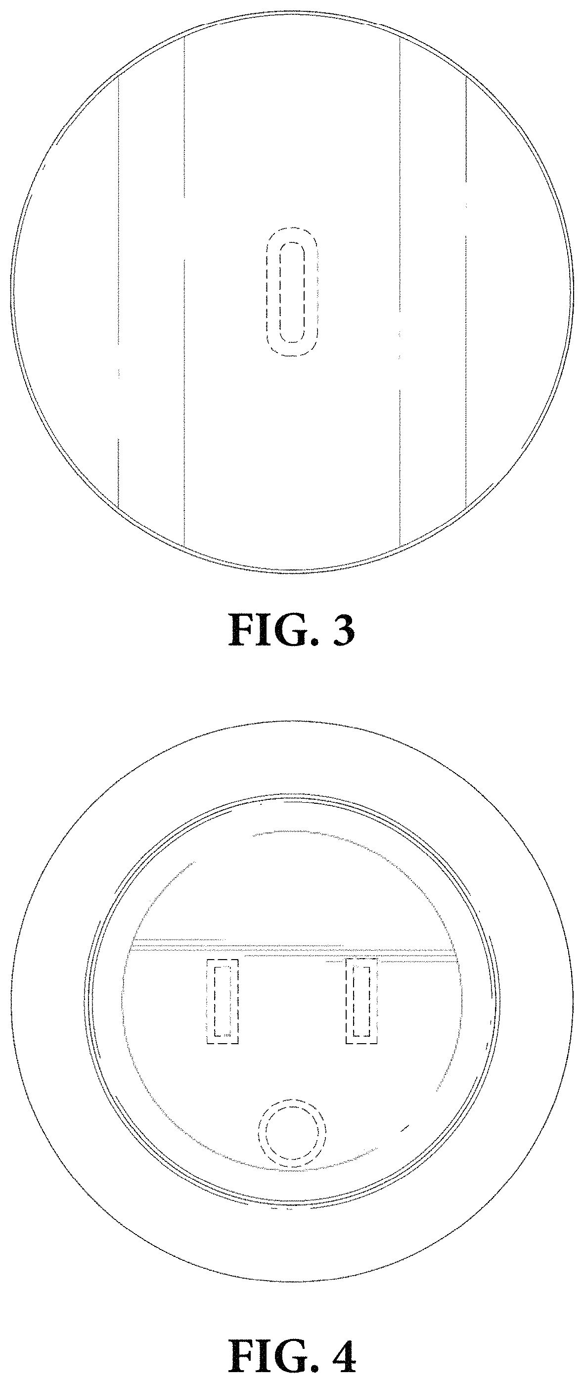 Patent USD0999533 Figure 3 – Charging dock for an electric toothbrush