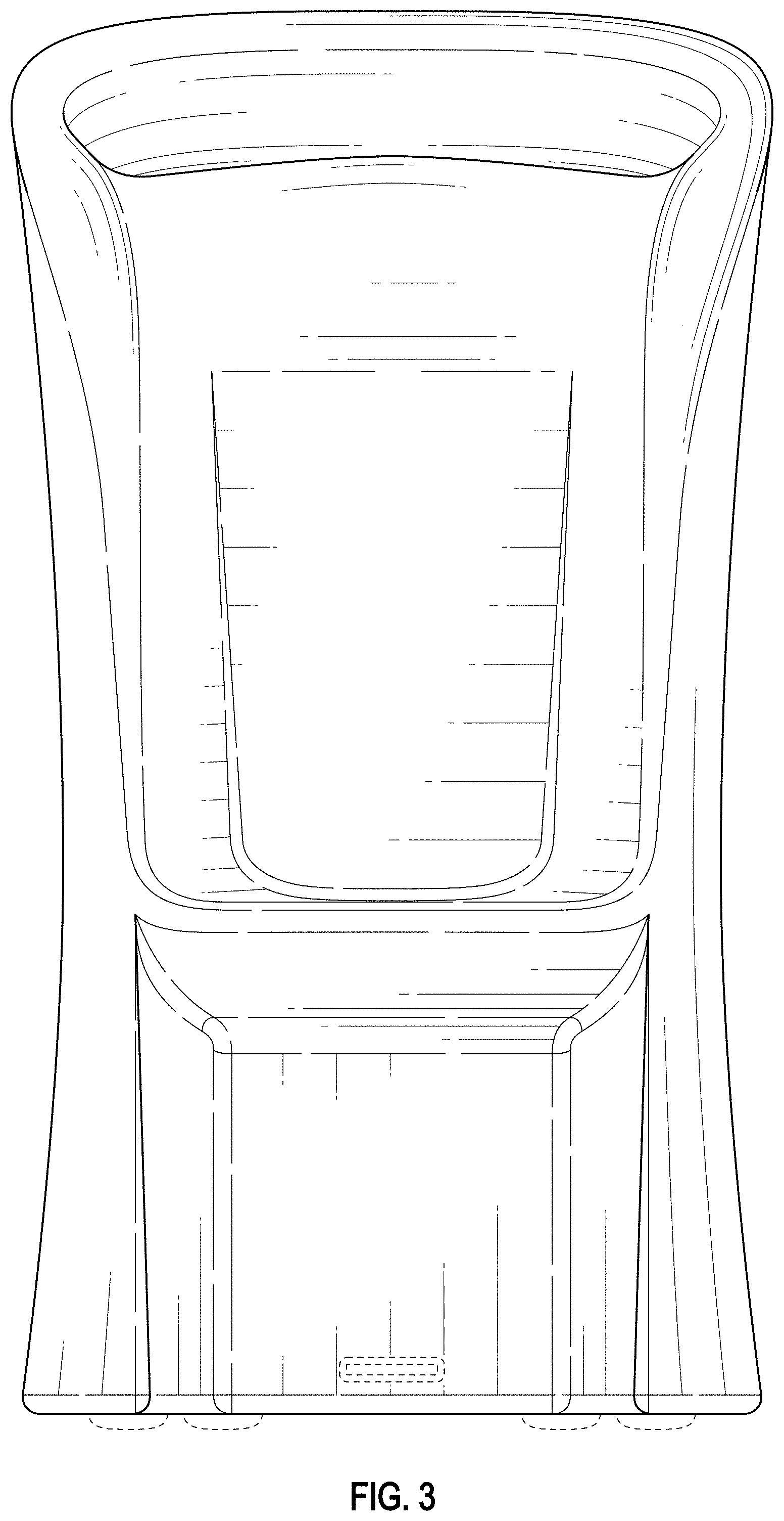 Patent USD0999537 Figure 3 – Seat