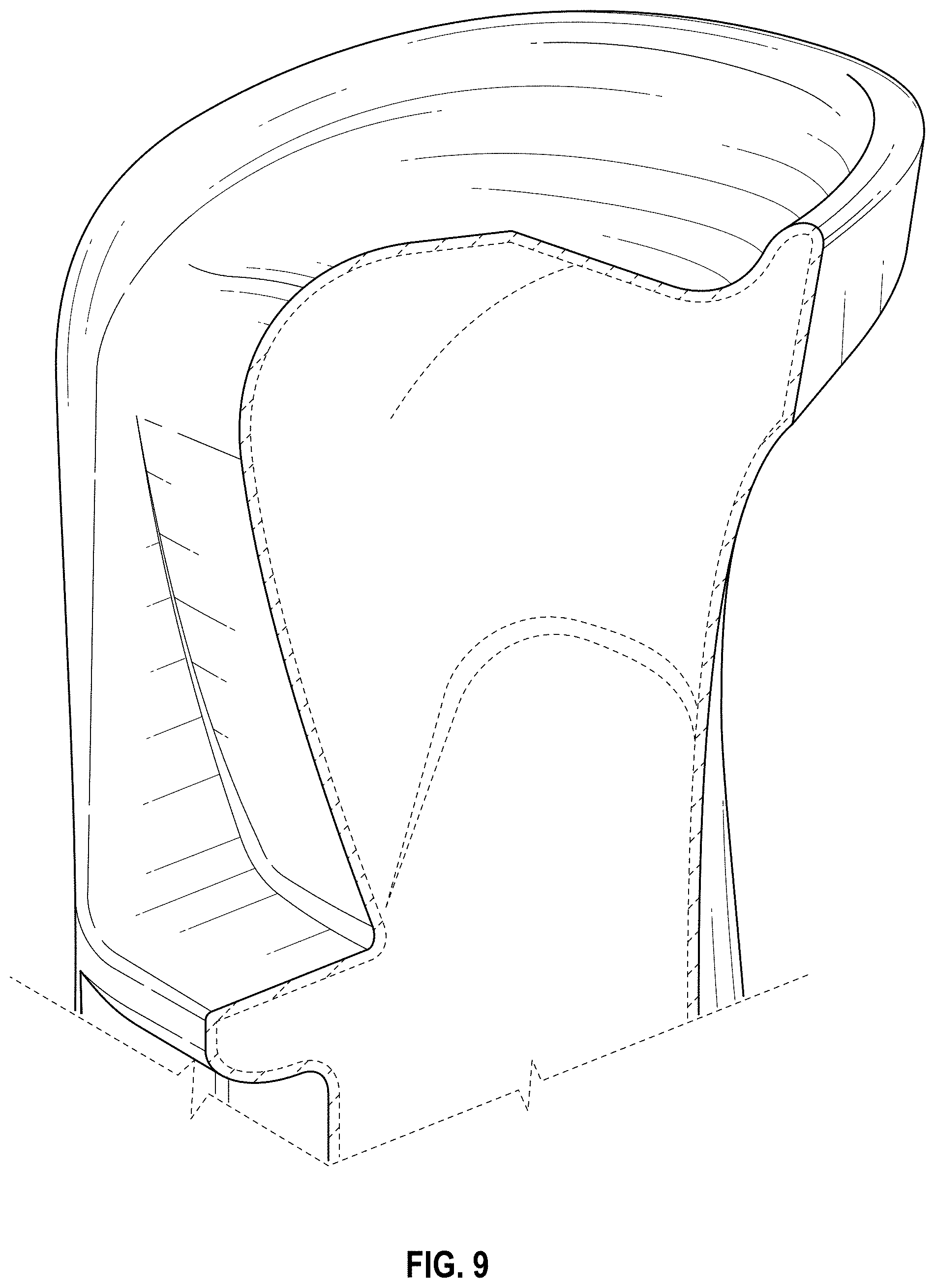 Patent USD0999537 Figure 9 – Seat