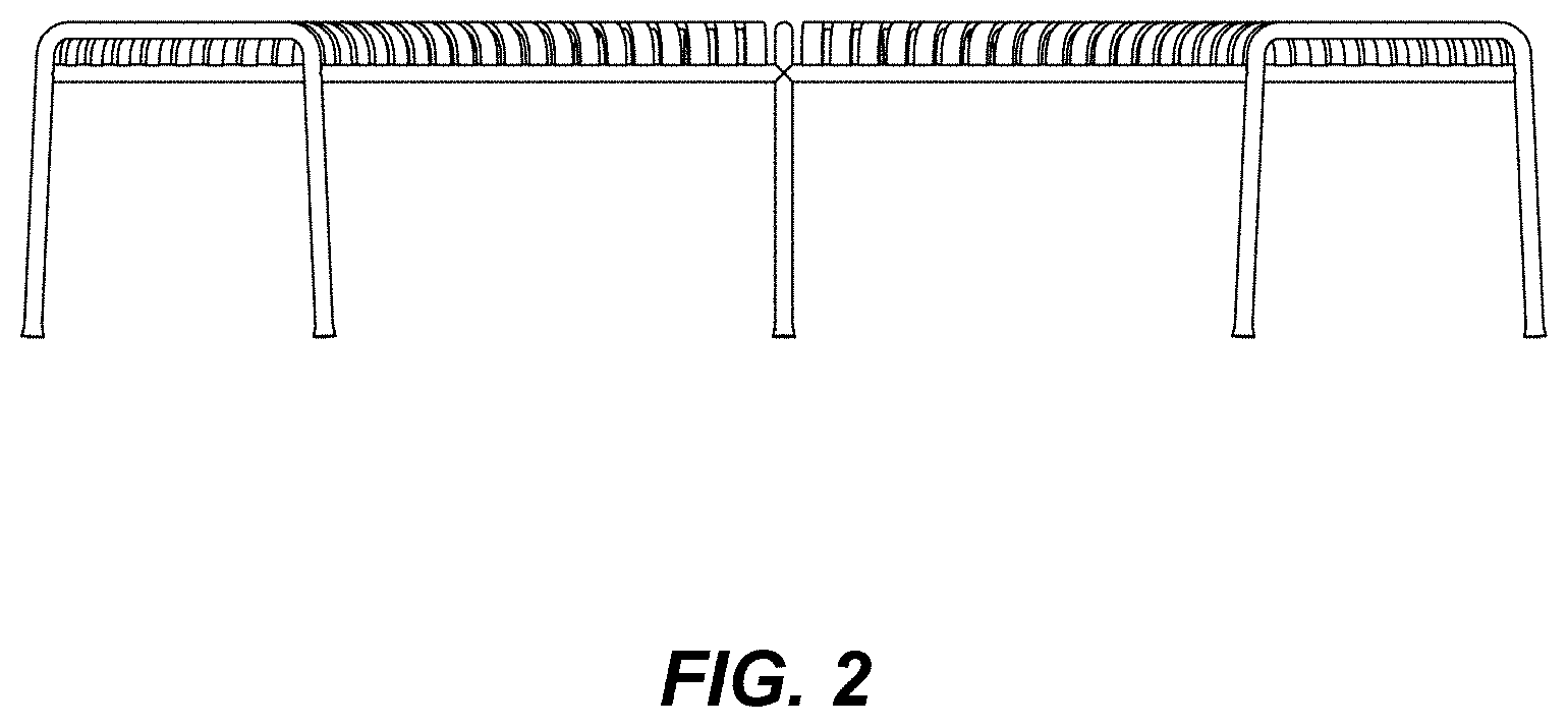 Patent USD0999540 Figure 2 – Bench